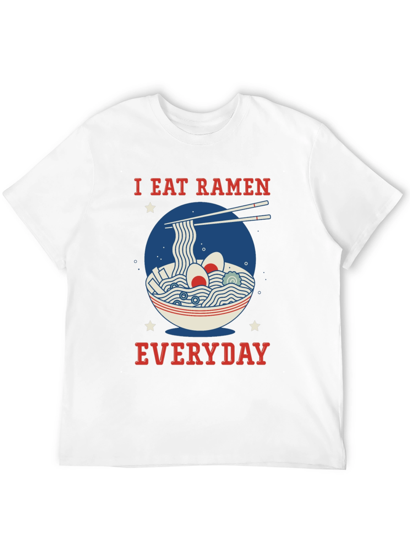 I Eat Ramen Everyday Graphic T-Shirt