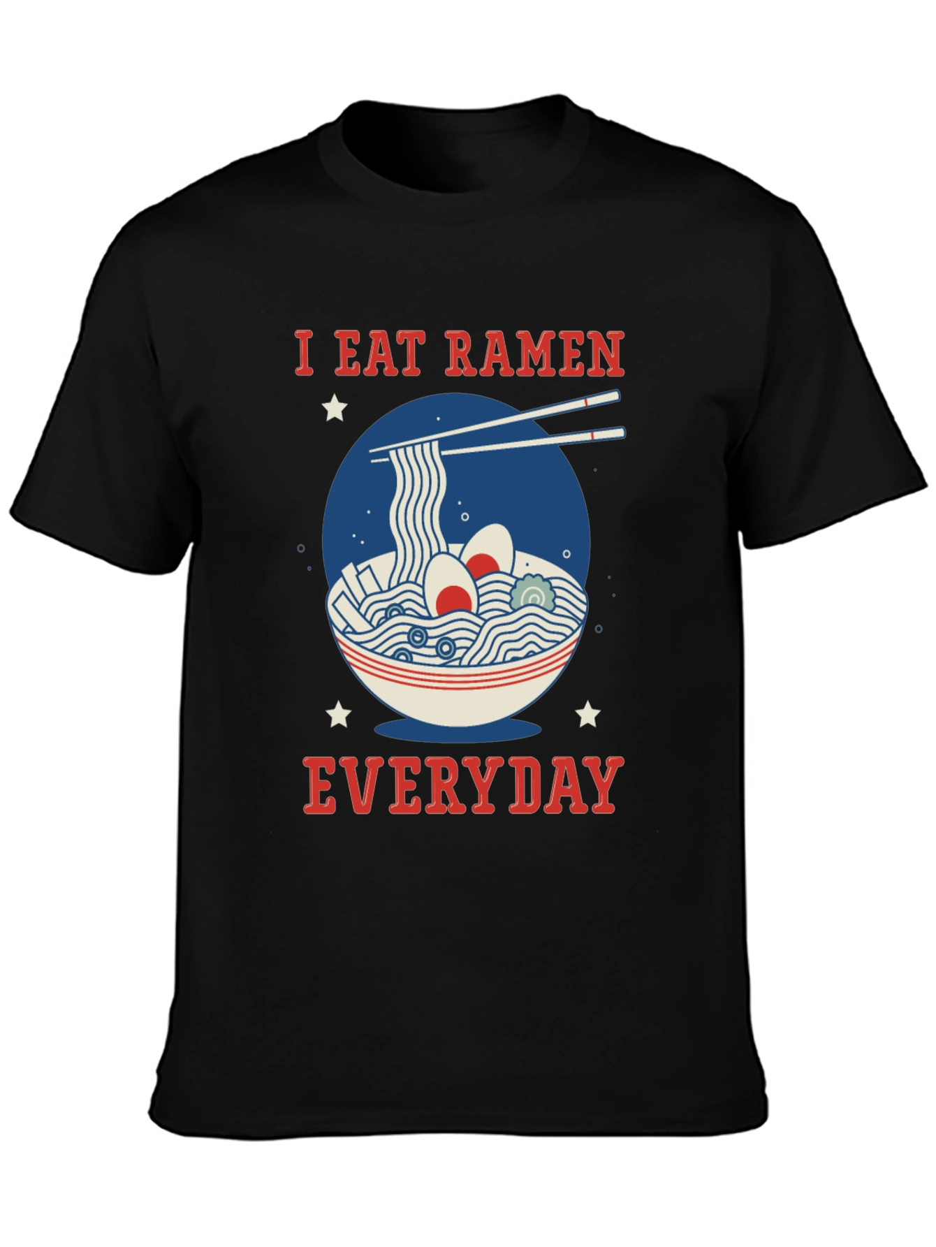 I Eat Ramen Everyday Graphic T-Shirt