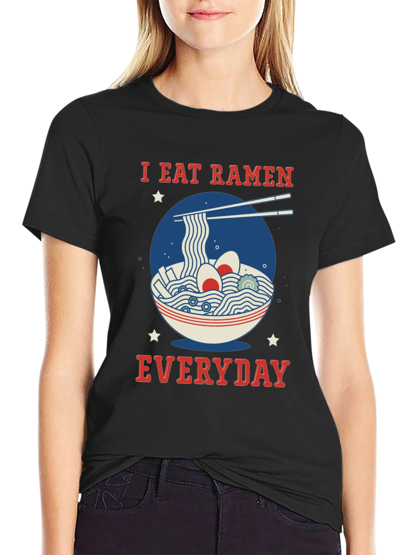 I Eat Ramen Everyday Graphic T-Shirt