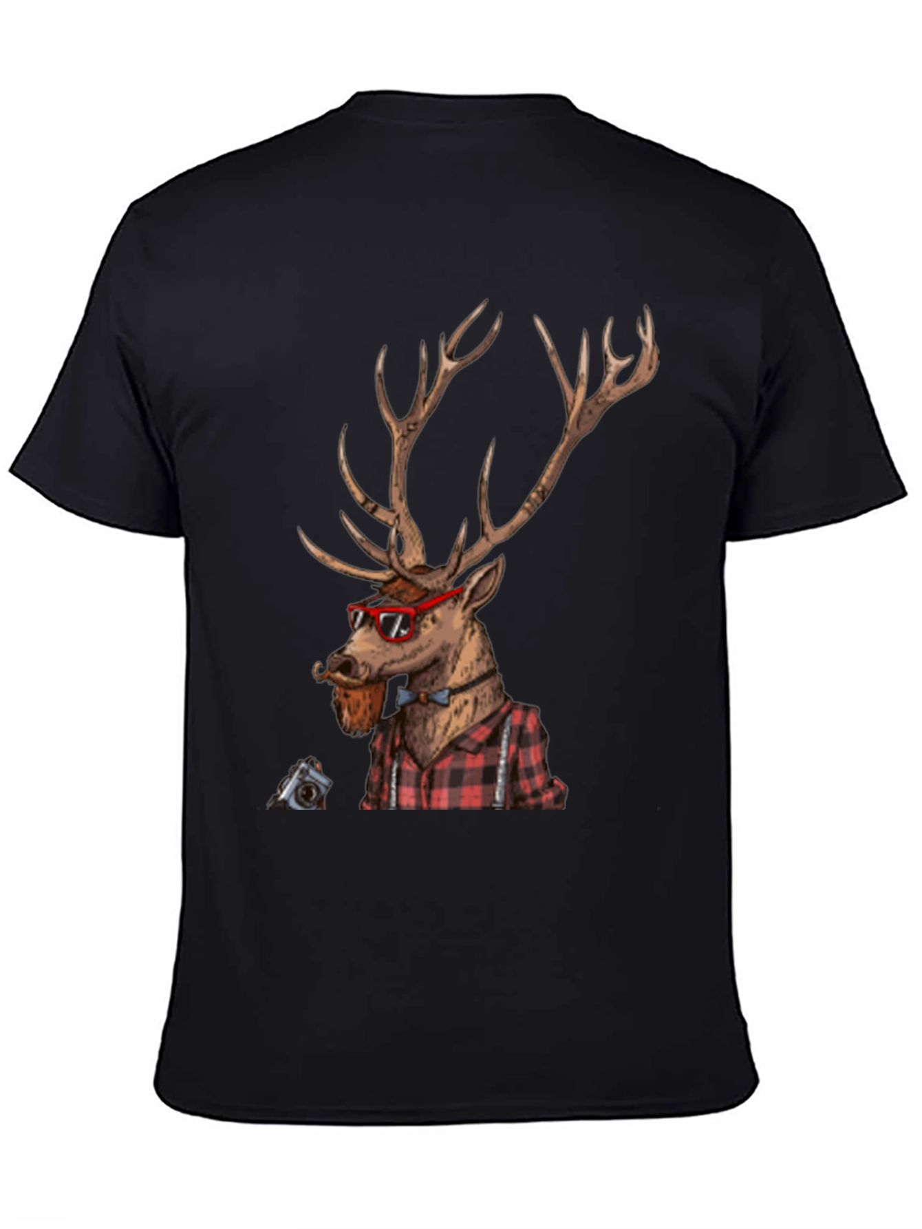 Hipster Deer Graphic Tee