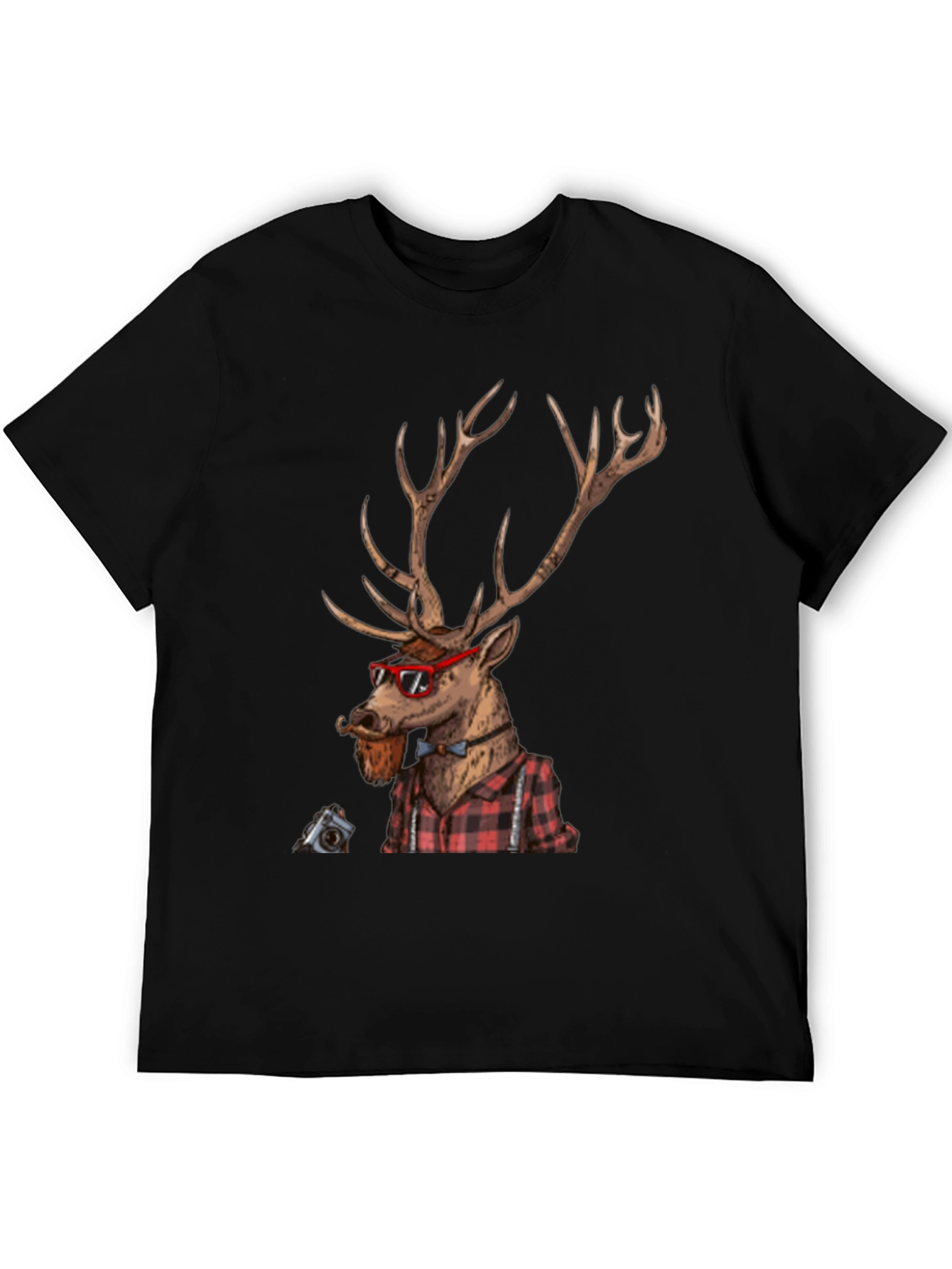 Hipster Deer Graphic Tee