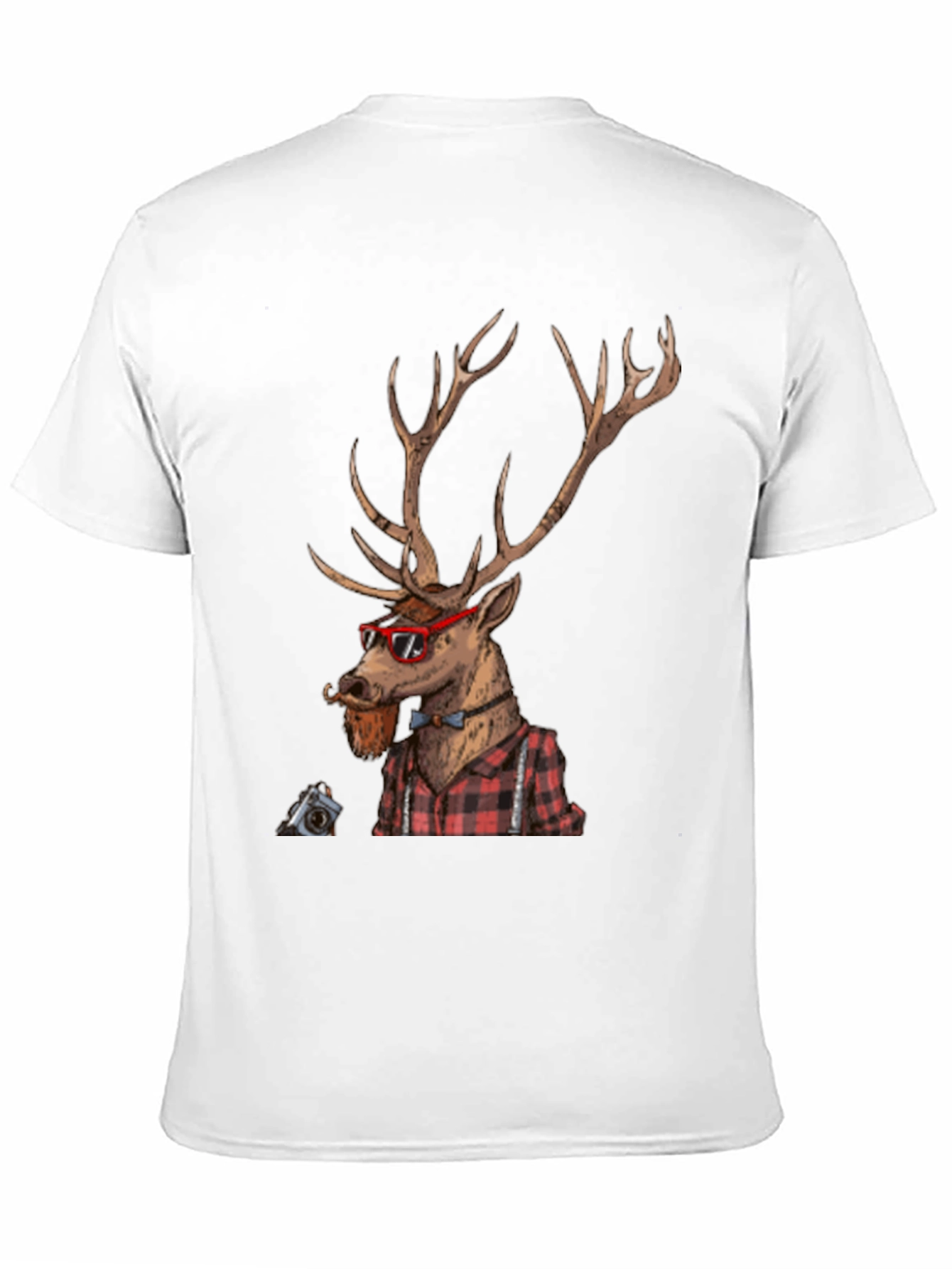 Hipster Deer Graphic Tee