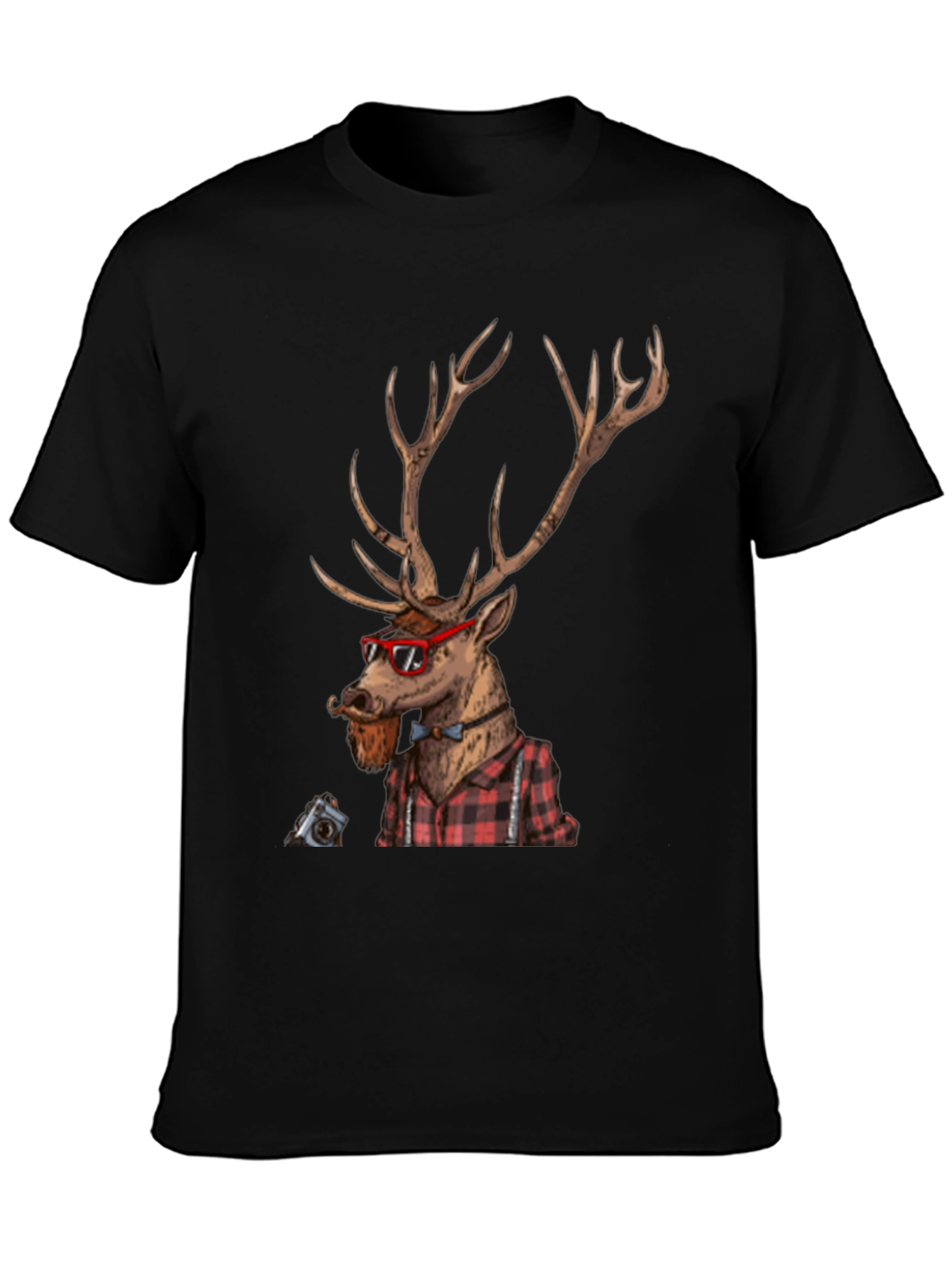 Hipster Deer Graphic Tee