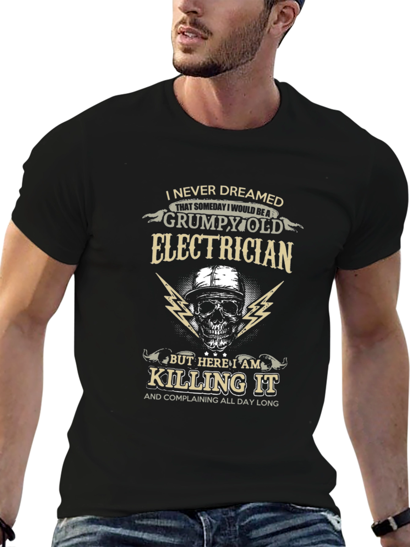Grumpy Old Electrician T-Shirt
