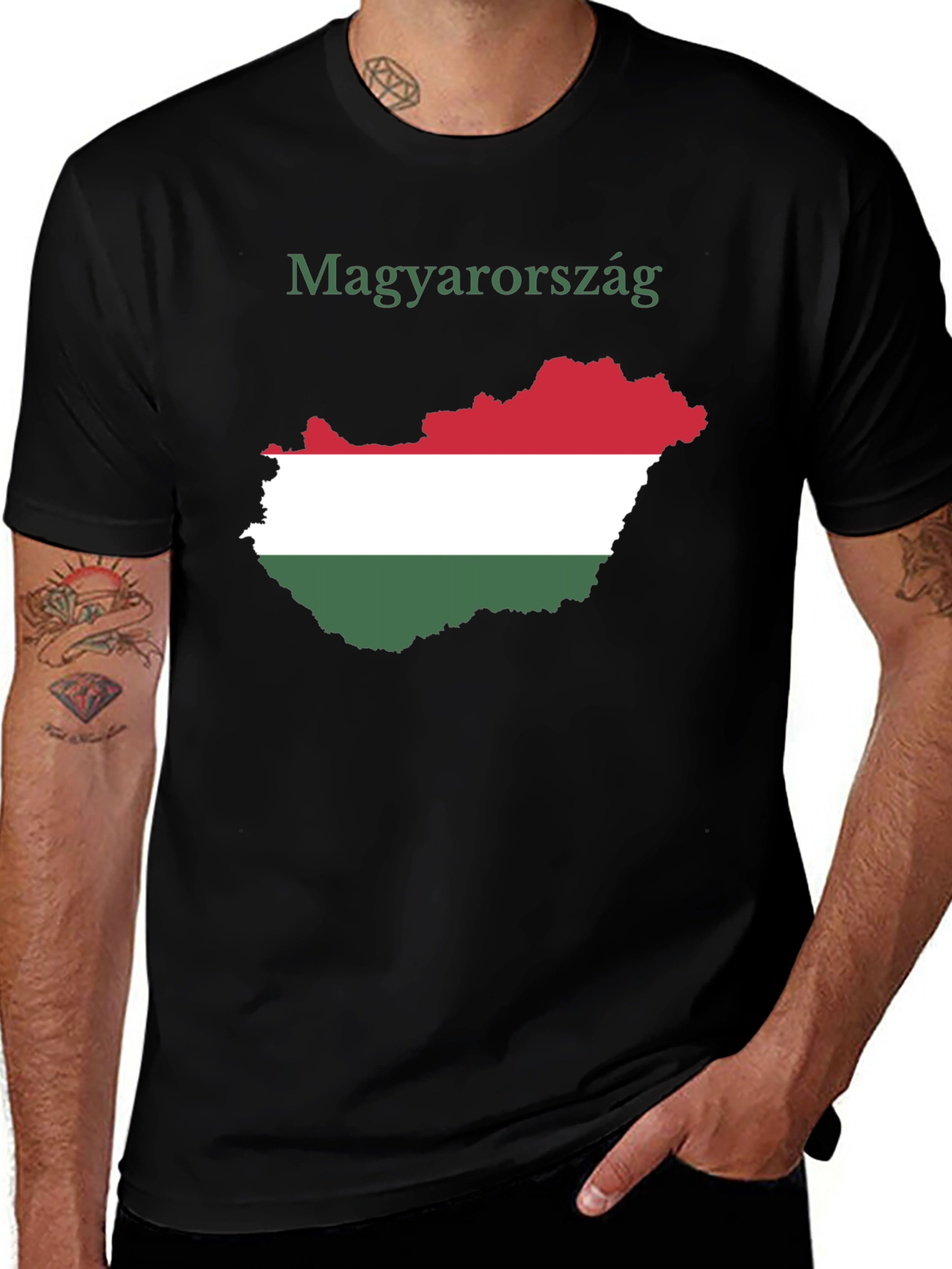 Hungary Magyarország Flag T-Shirt
