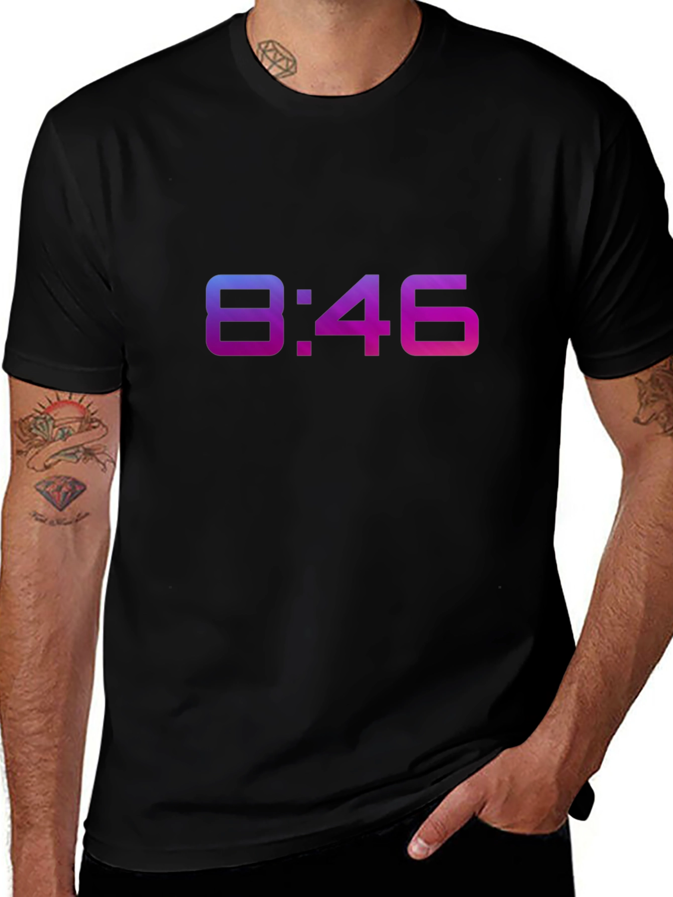 8:46 Gradient Tee - Stylish Comfort Unique Design