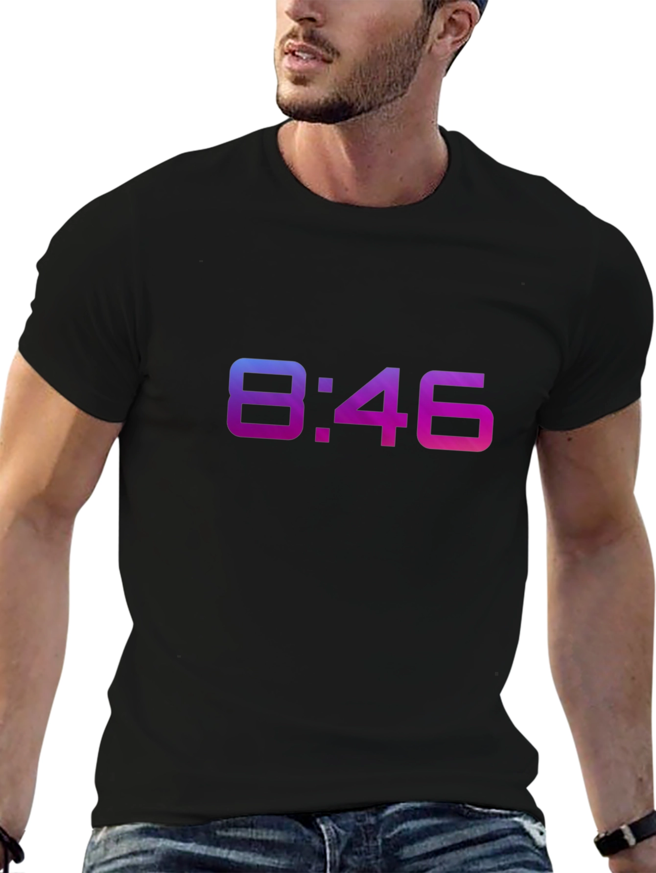 8:46 Gradient Tee - Stylish Comfort Unique Design