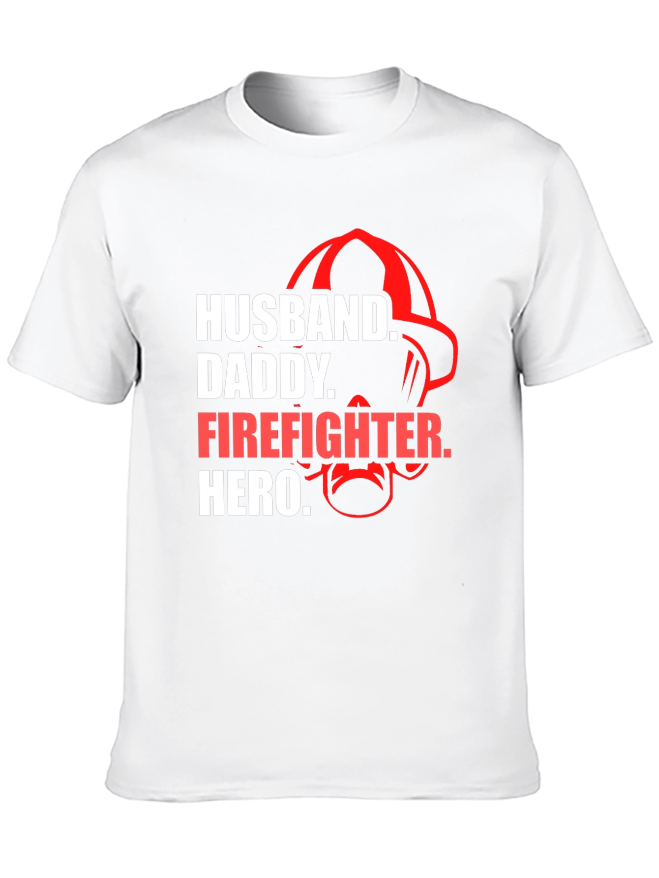 Husband Daddy Firefighter Hero T-Shirt