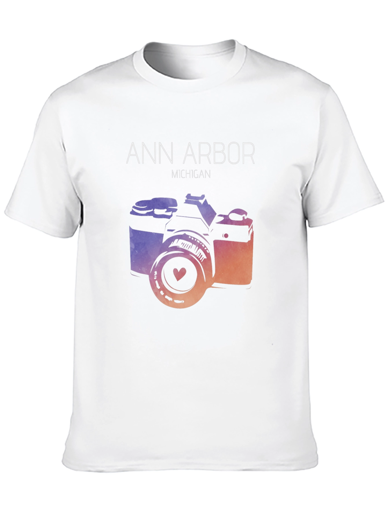 Ann Arbor Michigan Camera T-Shirt
