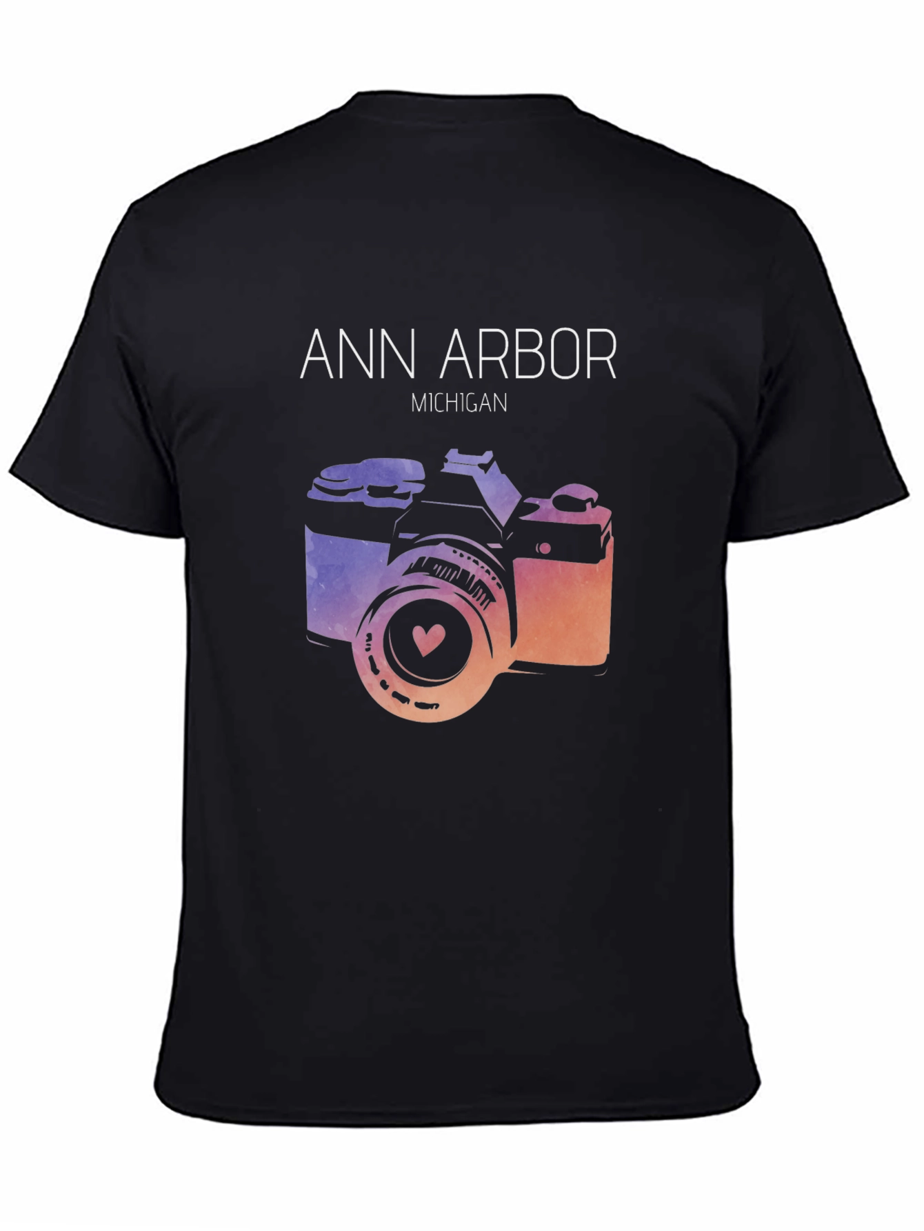 Ann Arbor Michigan Camera T-Shirt