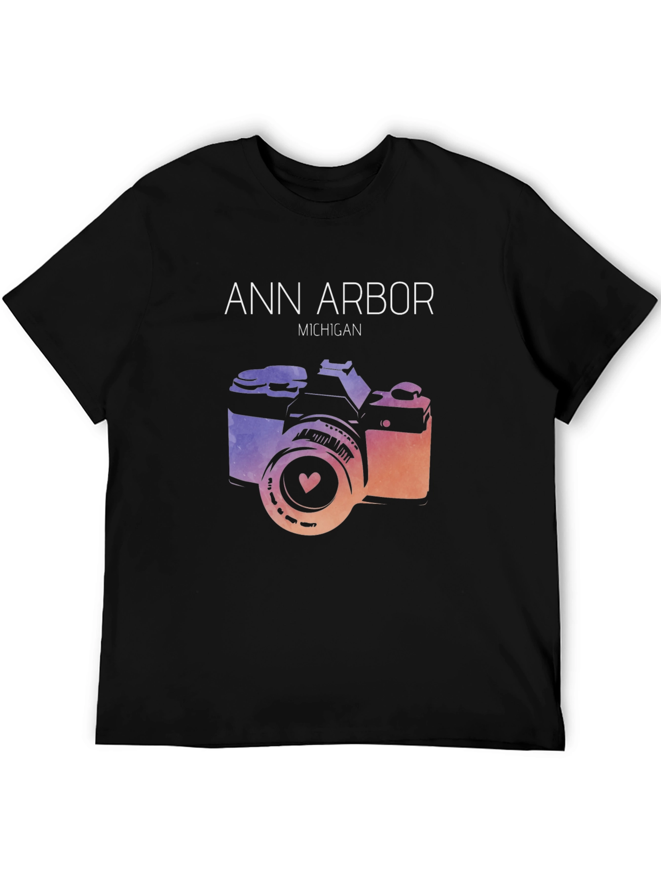 Ann Arbor Michigan Camera T-Shirt