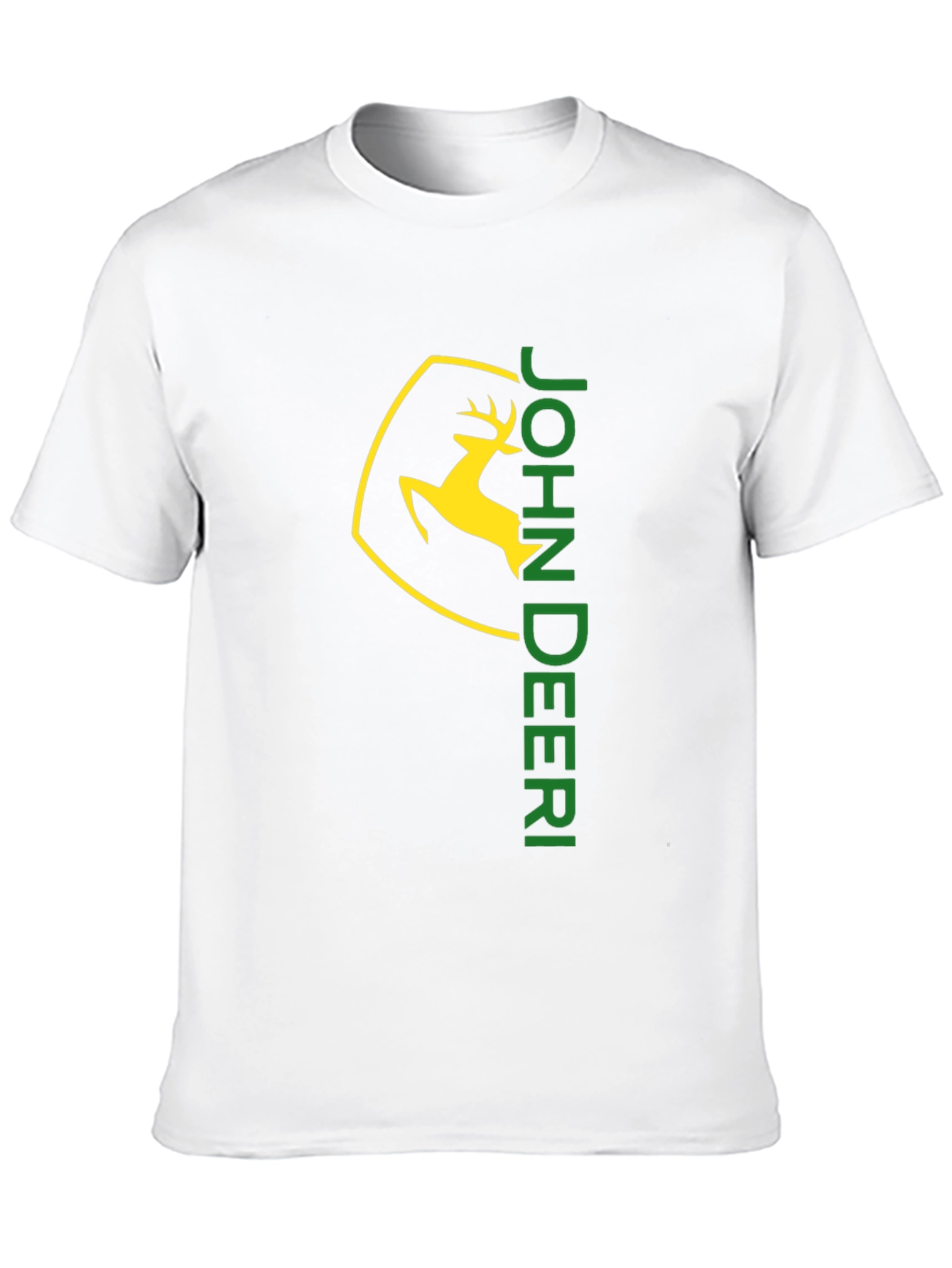John Deere Black T-Shirt - Deer Logo