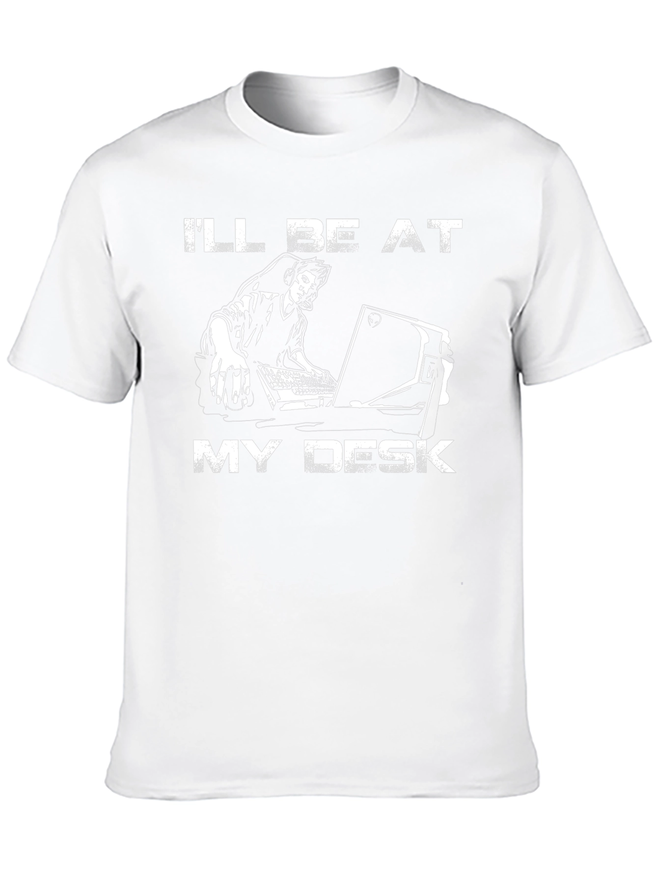 Gamer Graphic Tee - Ill Be At My Desk
