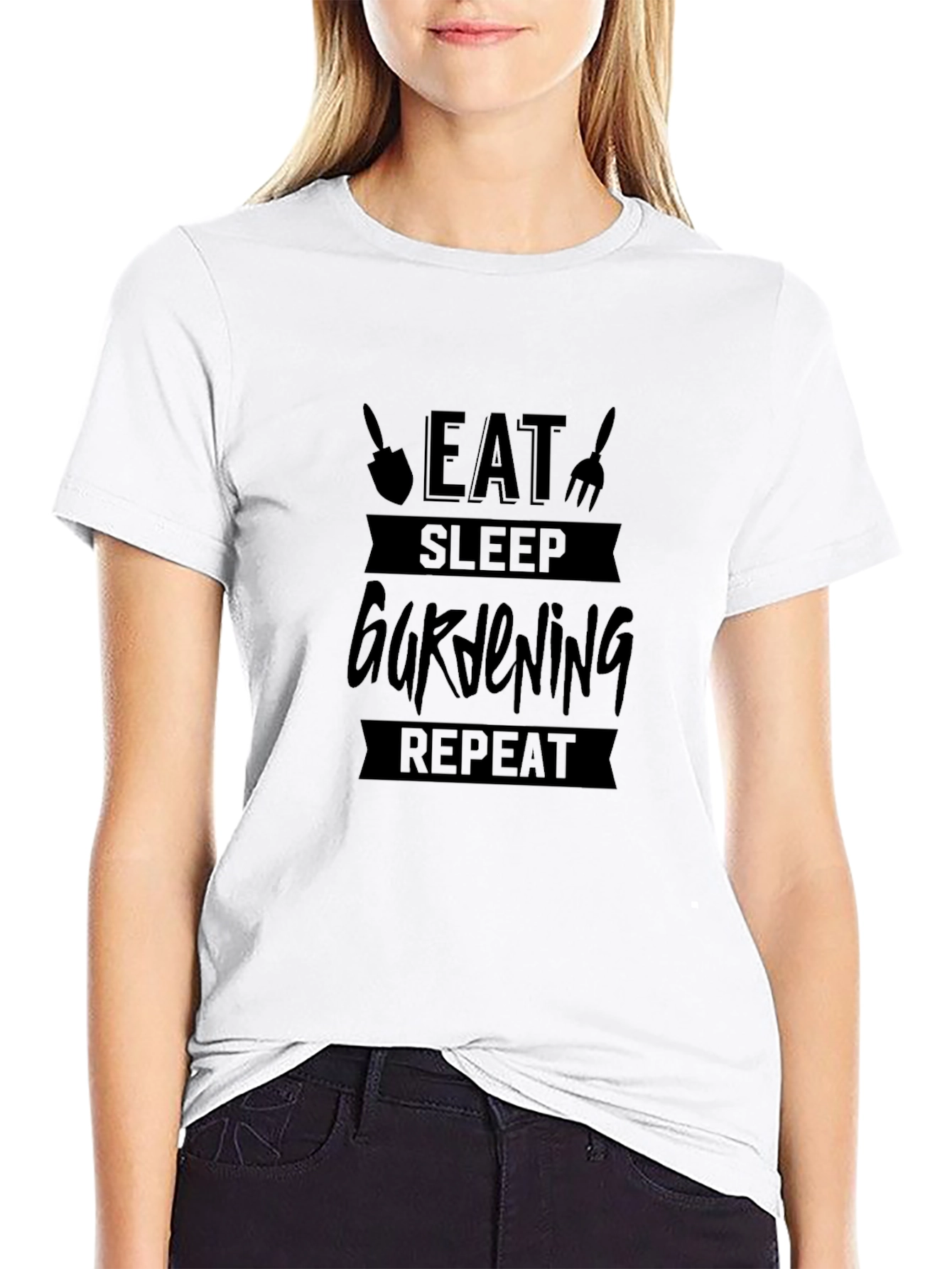Gardening Enthusiast T-Shirt - Eat Sleep Garden Repeat