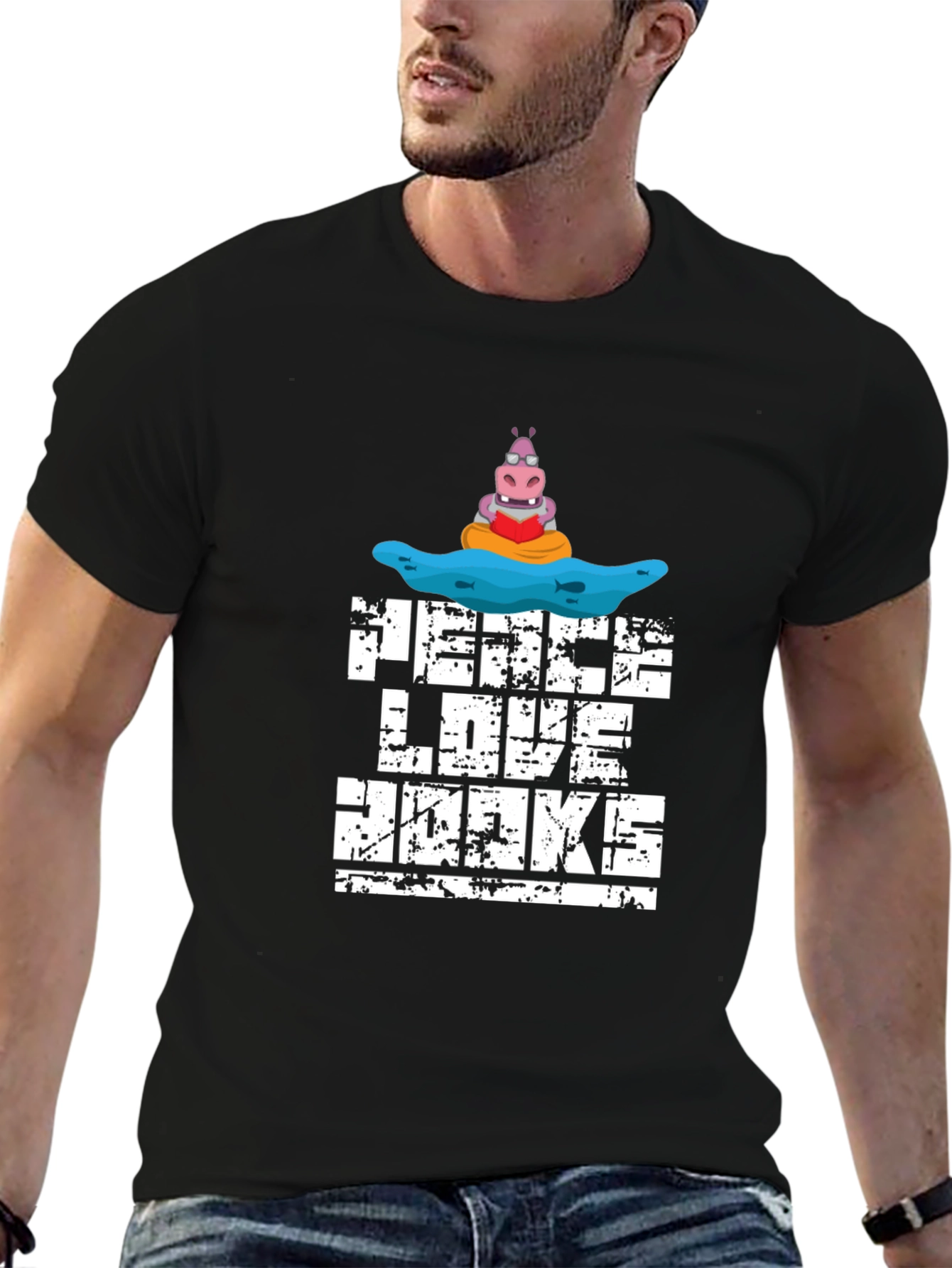 Peace Love Hippos T-Shirt