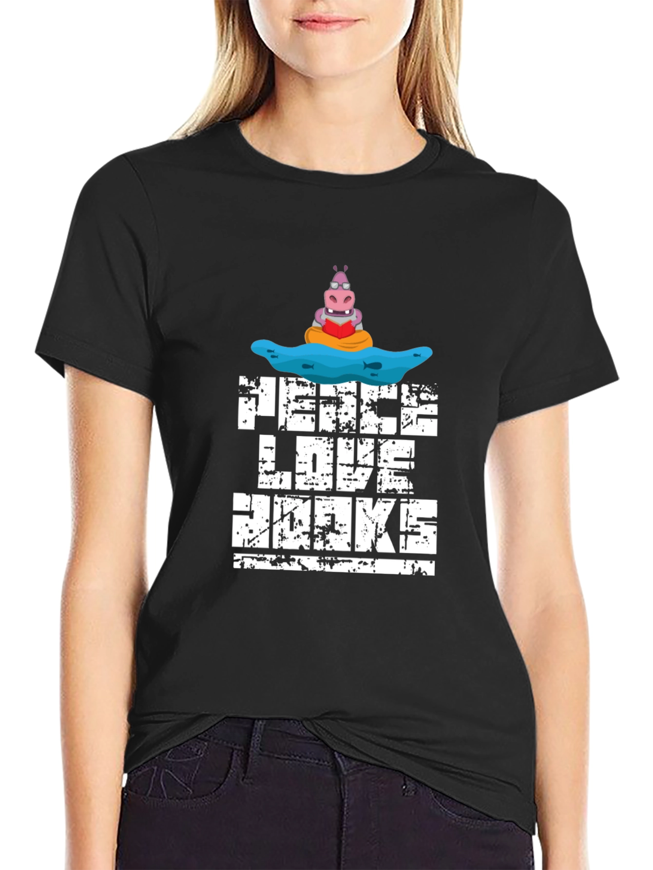 Peace Love Hippos T-Shirt