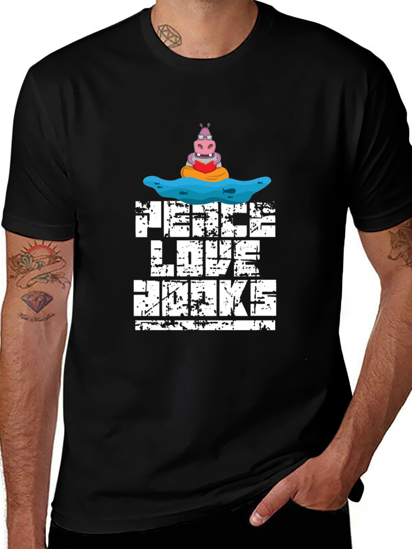 Peace Love Hippos T-Shirt