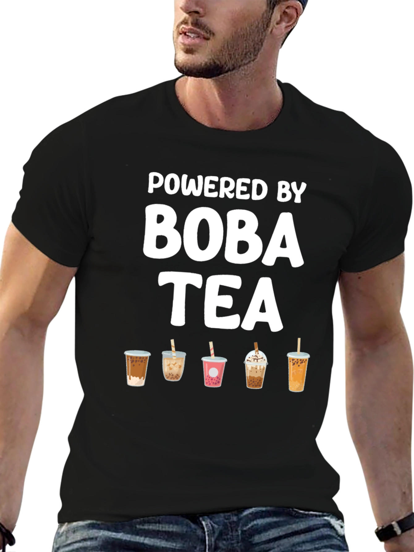 Powered by Boba Tea Graphic Tee