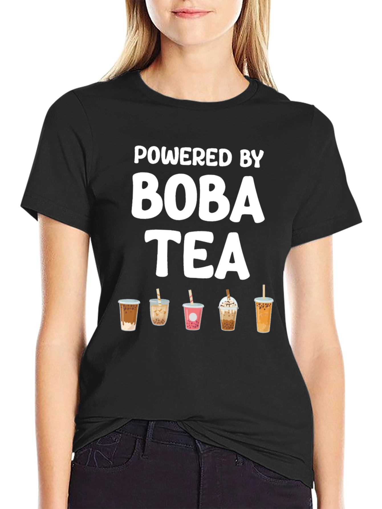 Powered by Boba Tea Graphic Tee