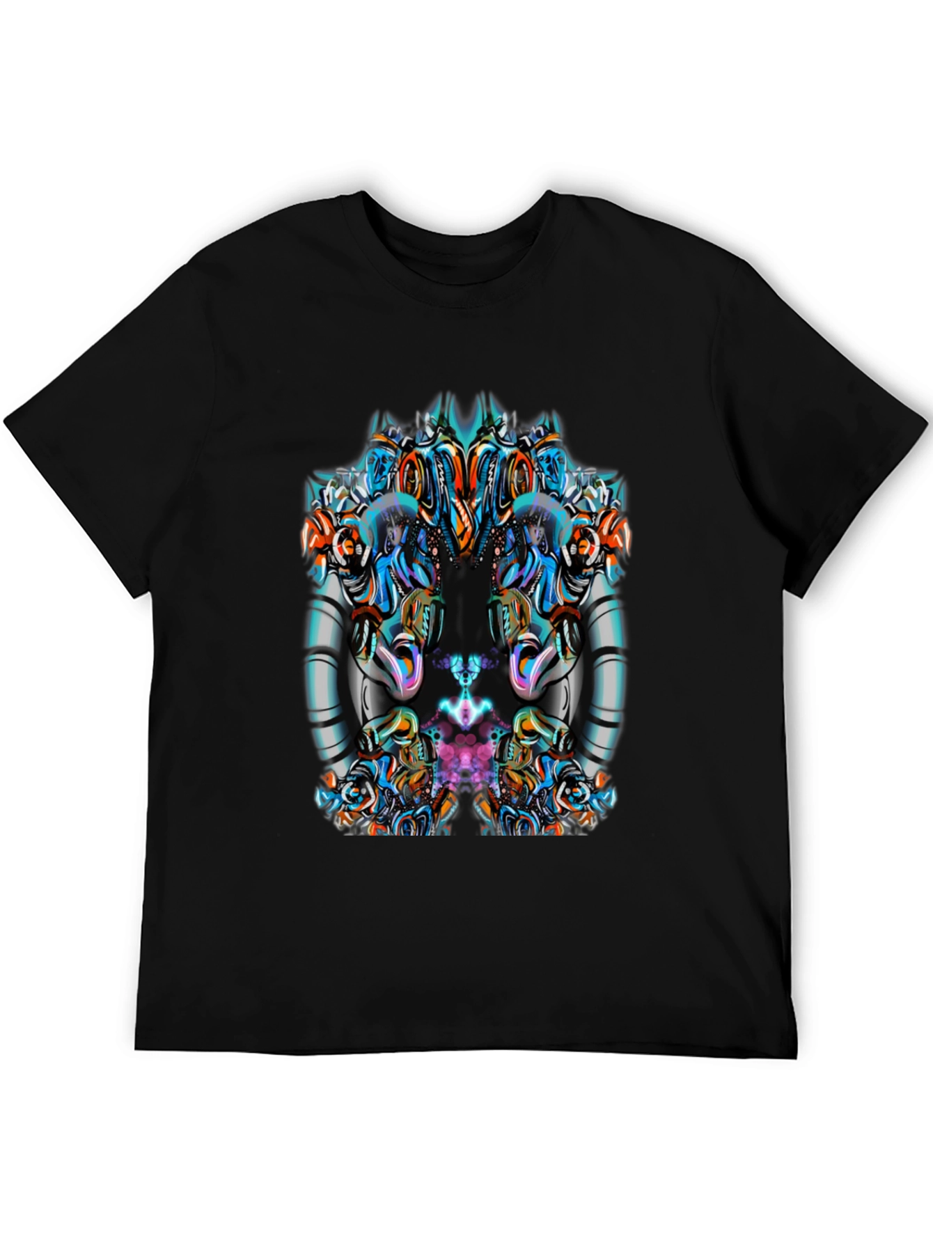 Abstract Graphic Print Tee