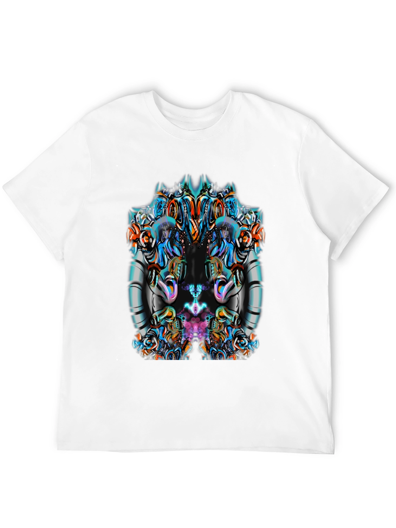 Abstract Graphic Print Tee