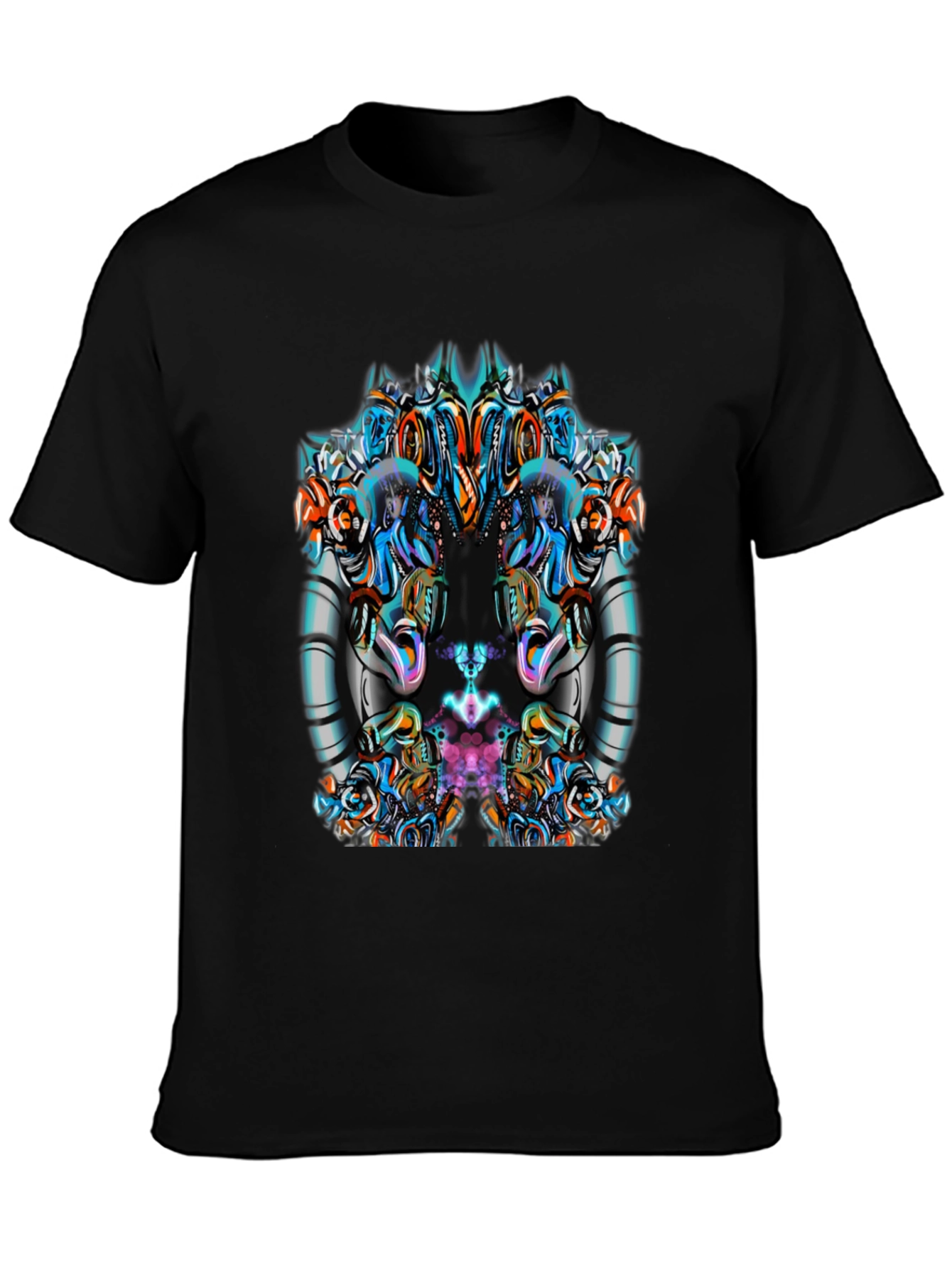 Abstract Graphic Print Tee