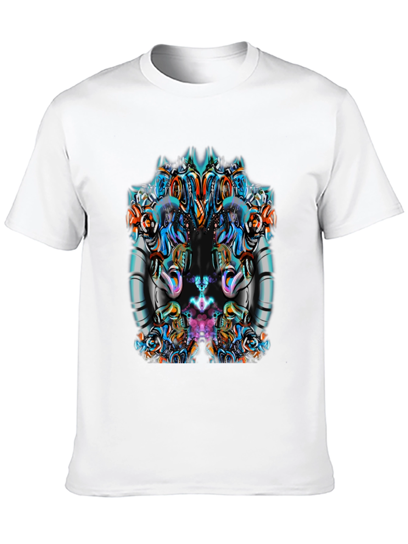 Abstract Graphic Print Tee