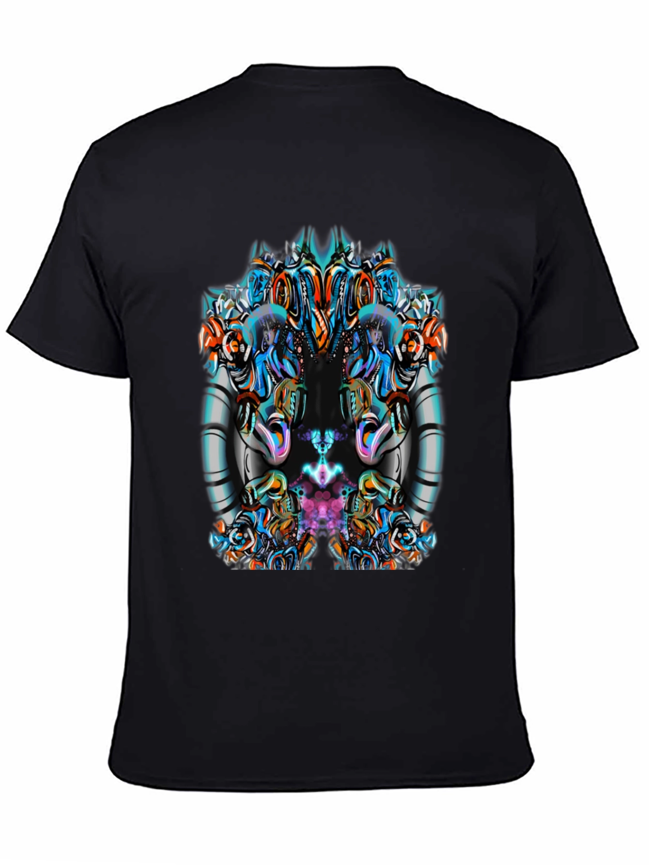 Abstract Graphic Print Tee