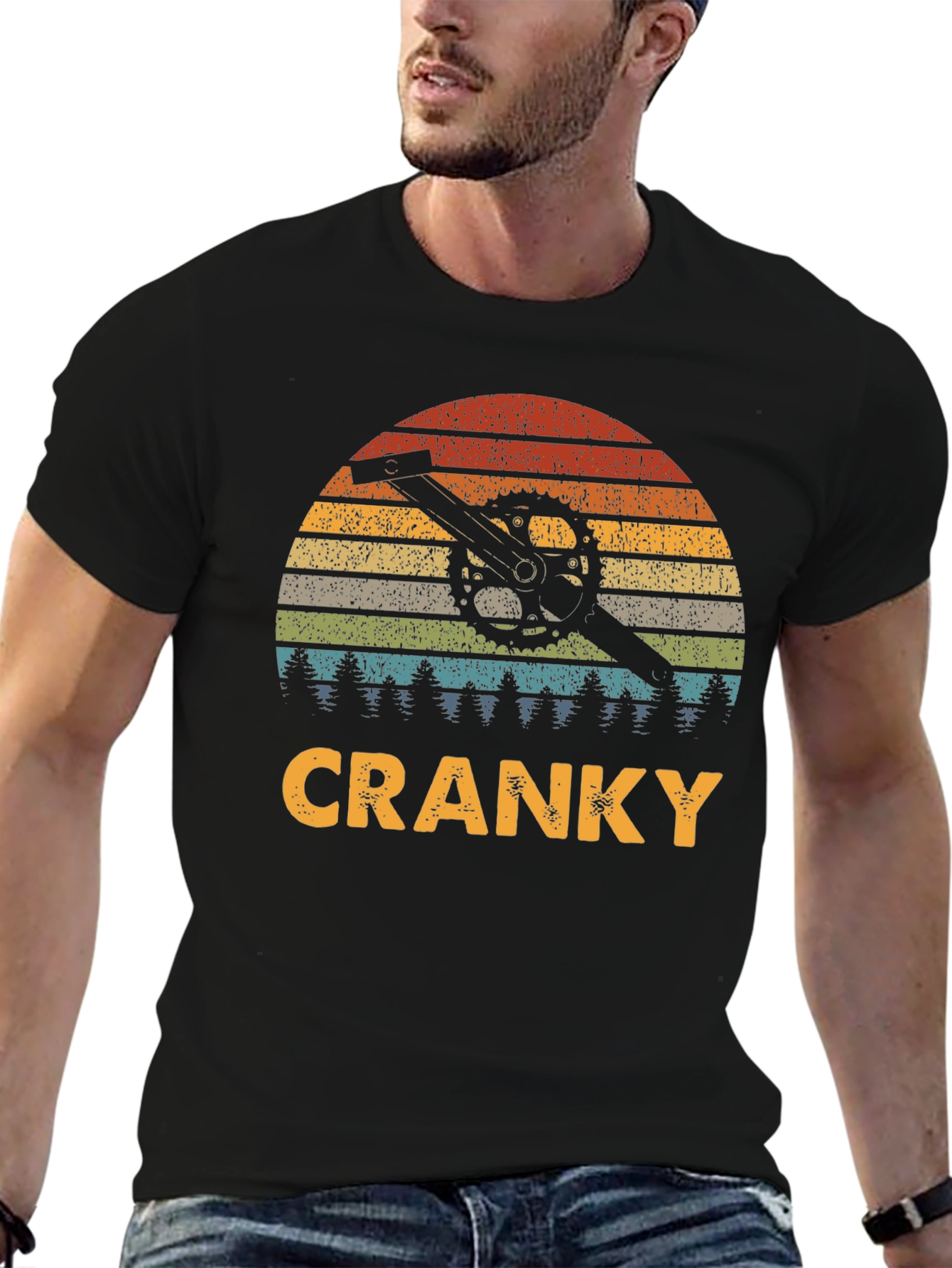 Cranky Retro Bike T-Shirt