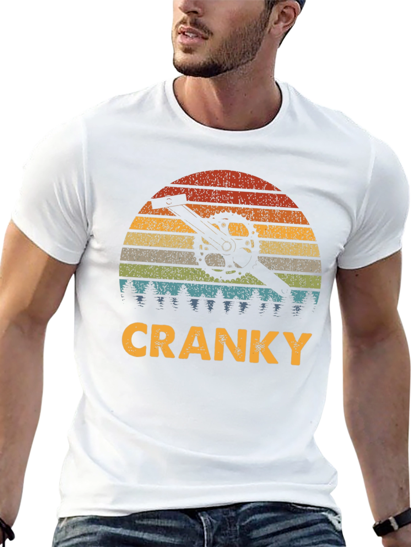 Cranky Retro Bike T-Shirt