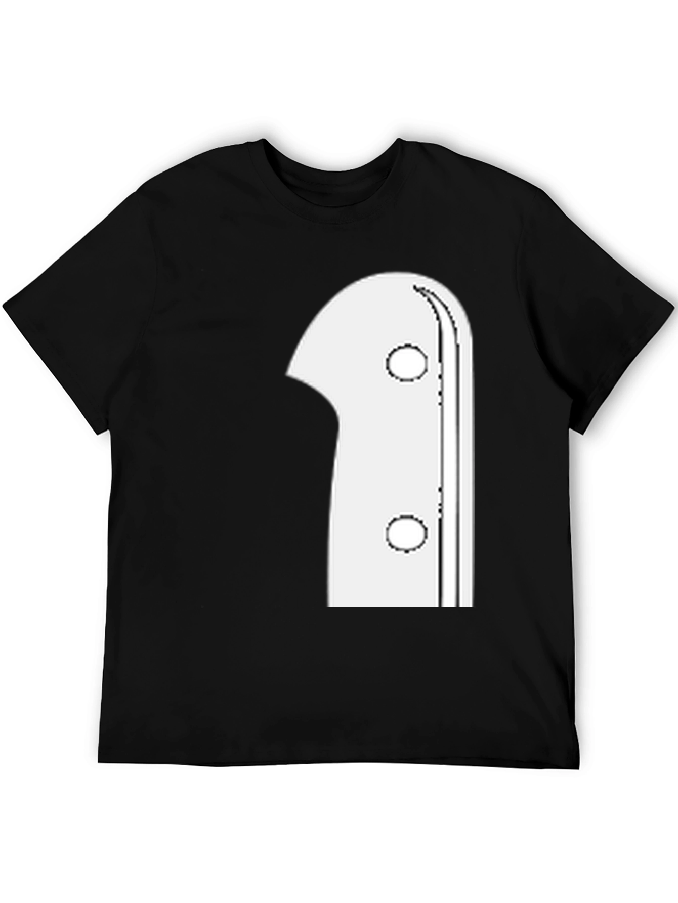 Ghost Graphic Print Black T-Shirt