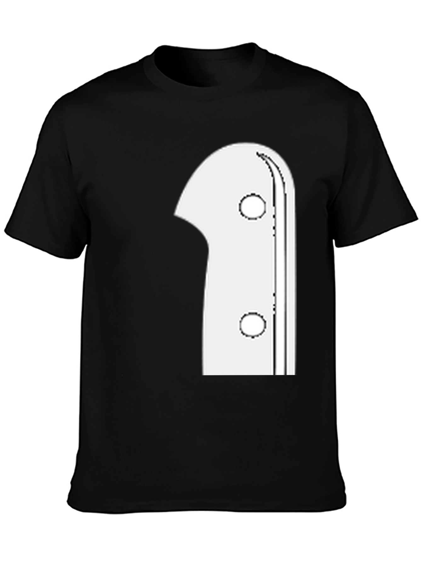 Ghost Graphic Print Black T-Shirt