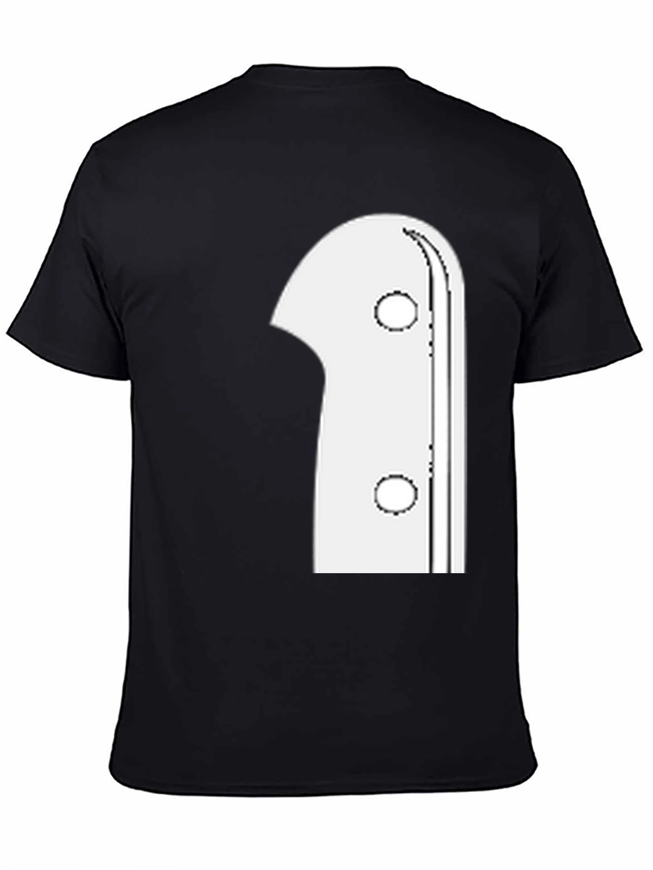 Ghost Graphic Print Black T-Shirt