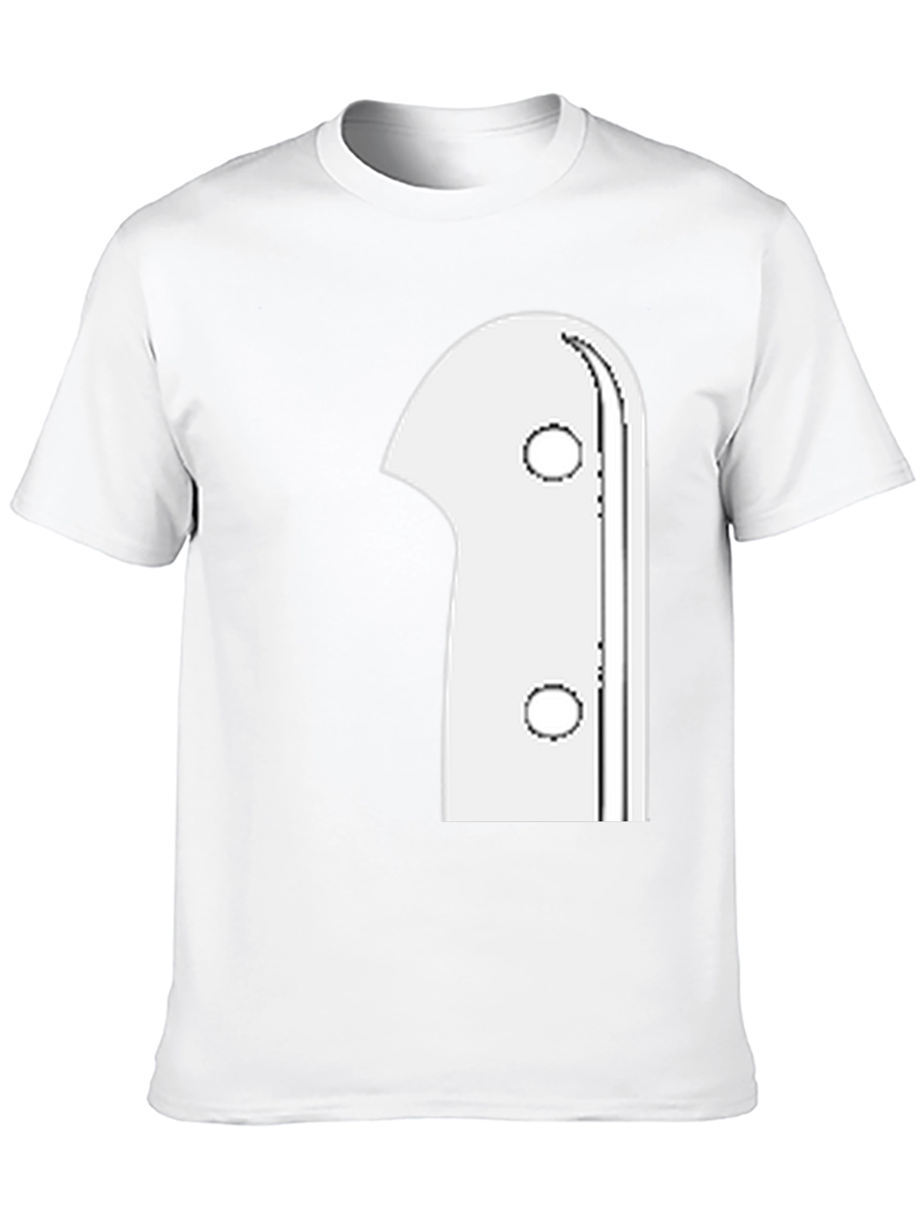 Ghost Graphic Print Black T-Shirt