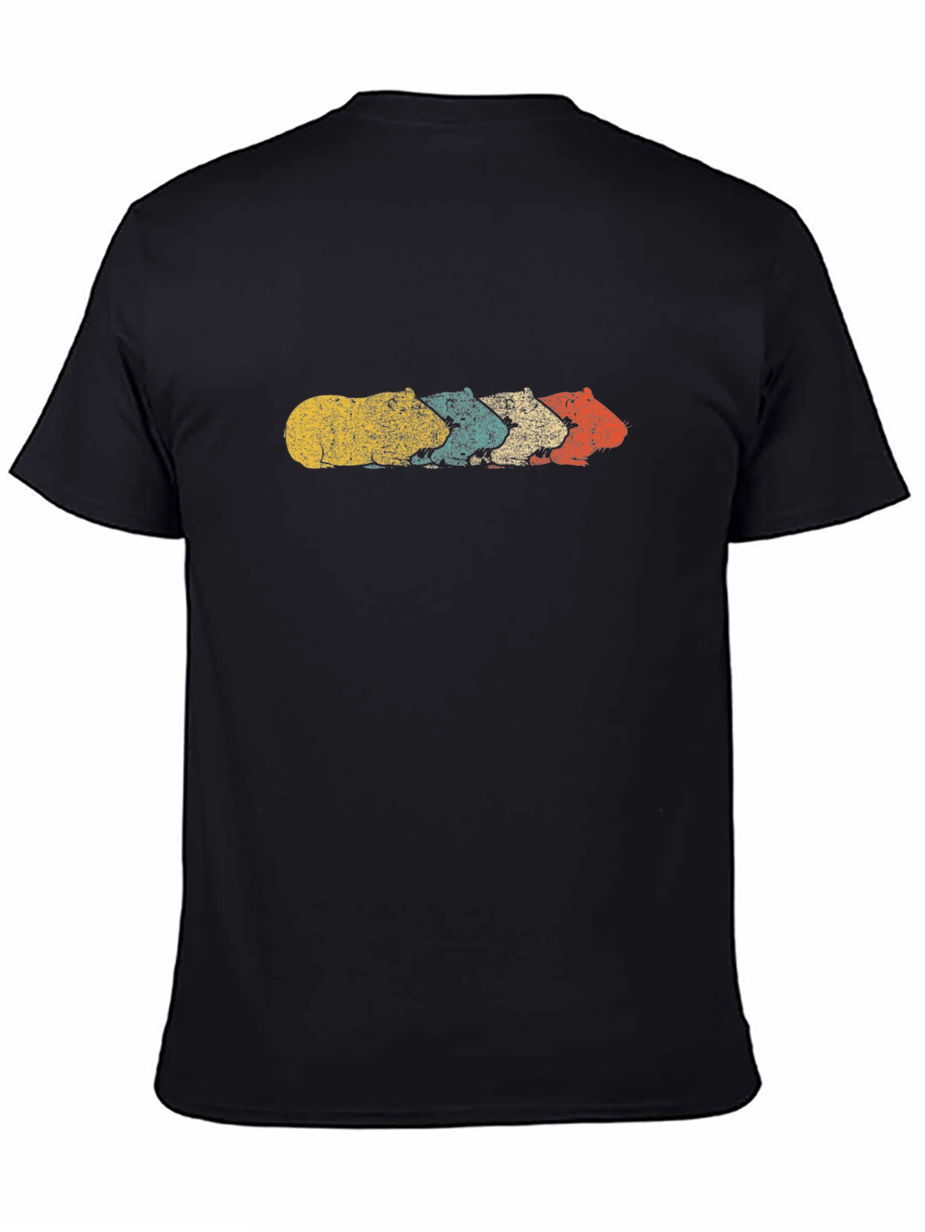 Retro Capybara Line Art T-Shirt