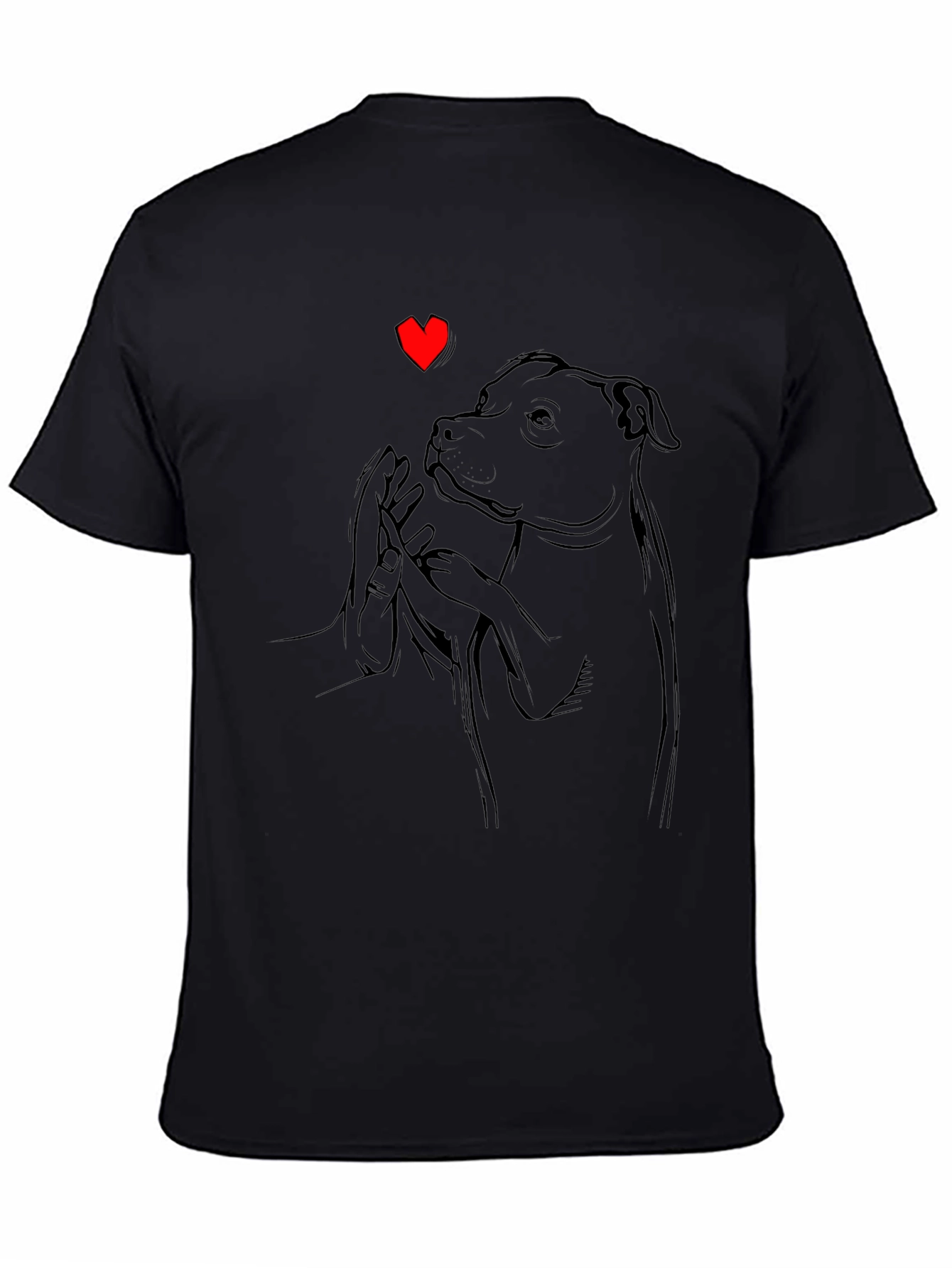 Dog Love T-Shirt - Graphic Print