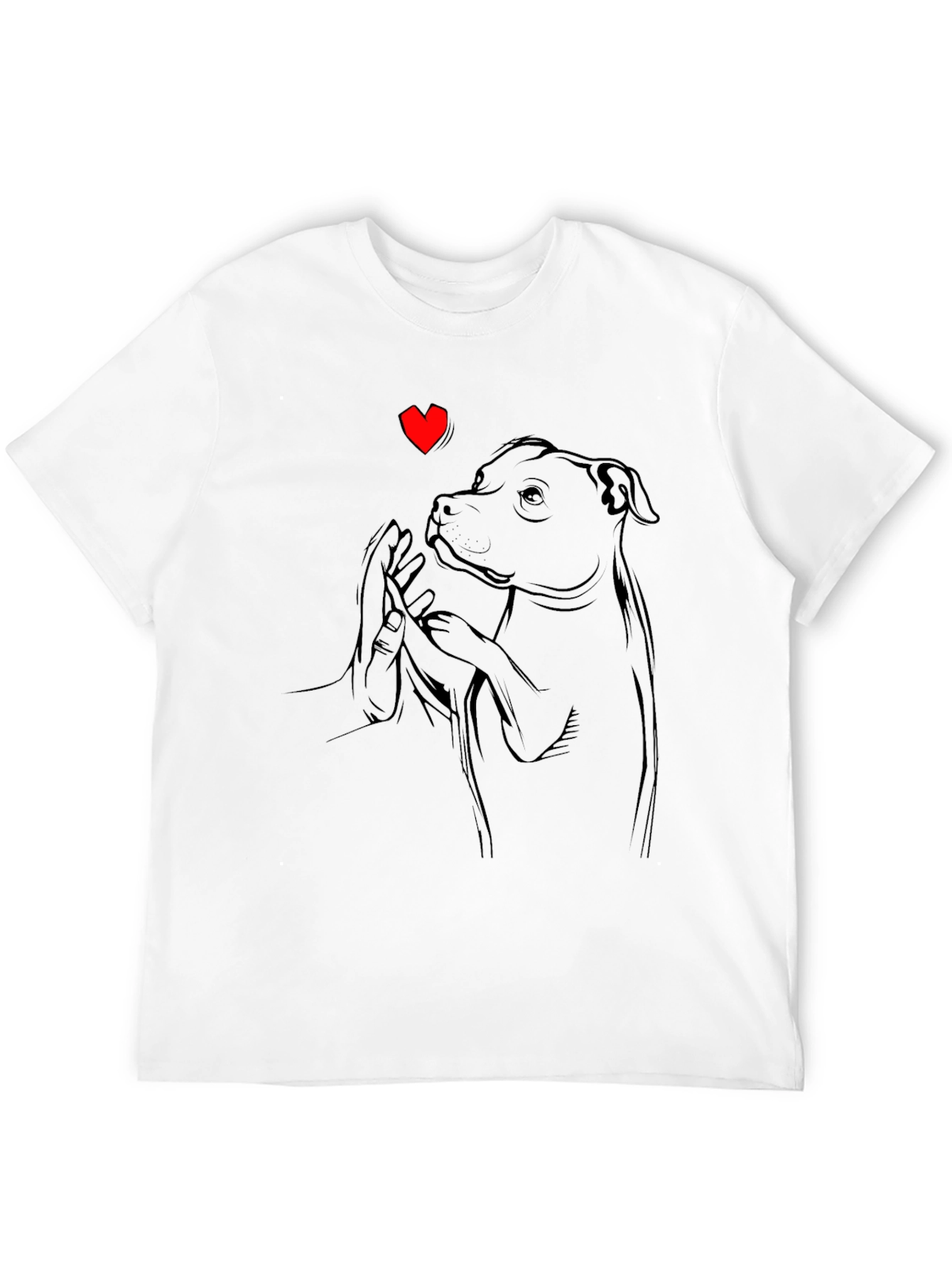 Dog Love T-Shirt - Graphic Print