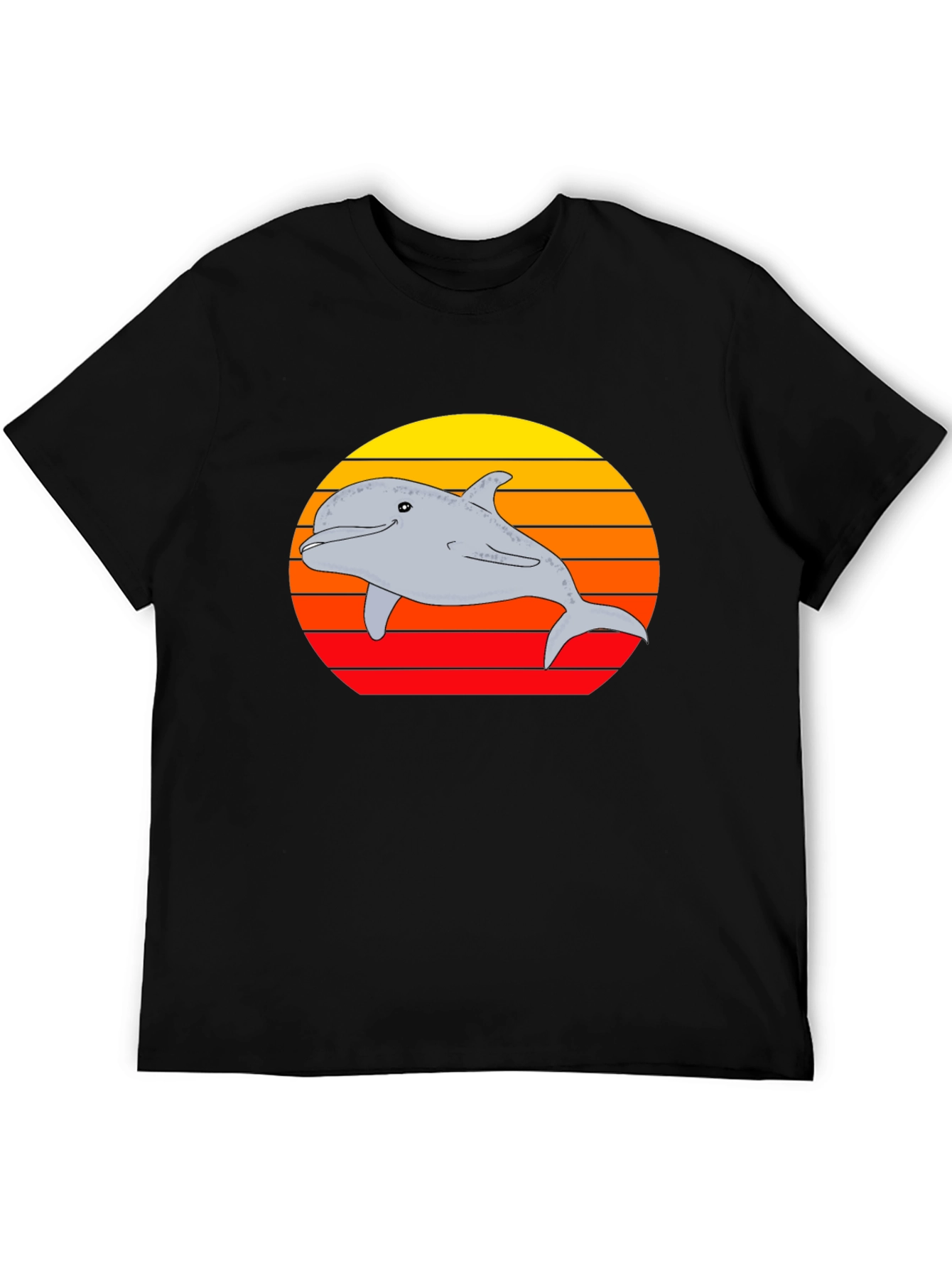 Dolphin Sunset Graphic Tee
