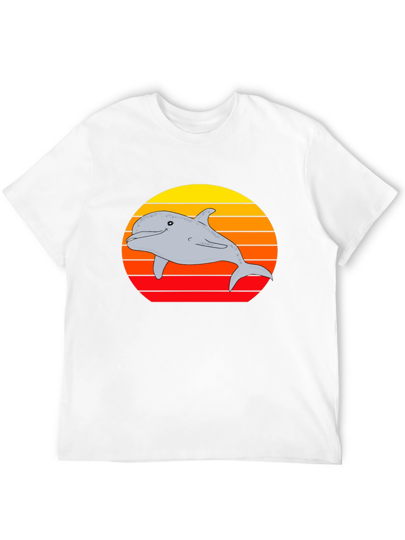 Dolphin Sunset Graphic Tee