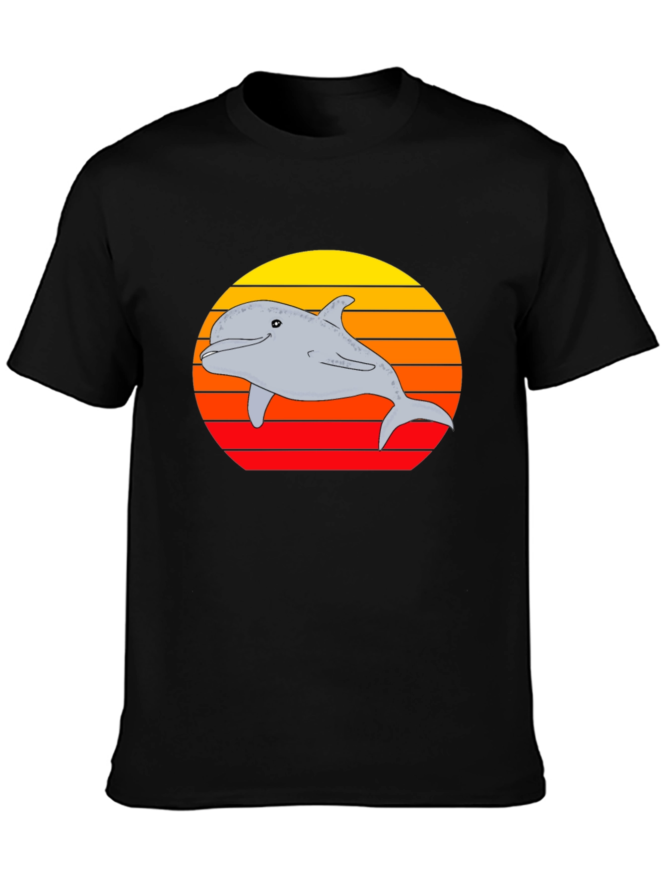 Dolphin Sunset Graphic Tee