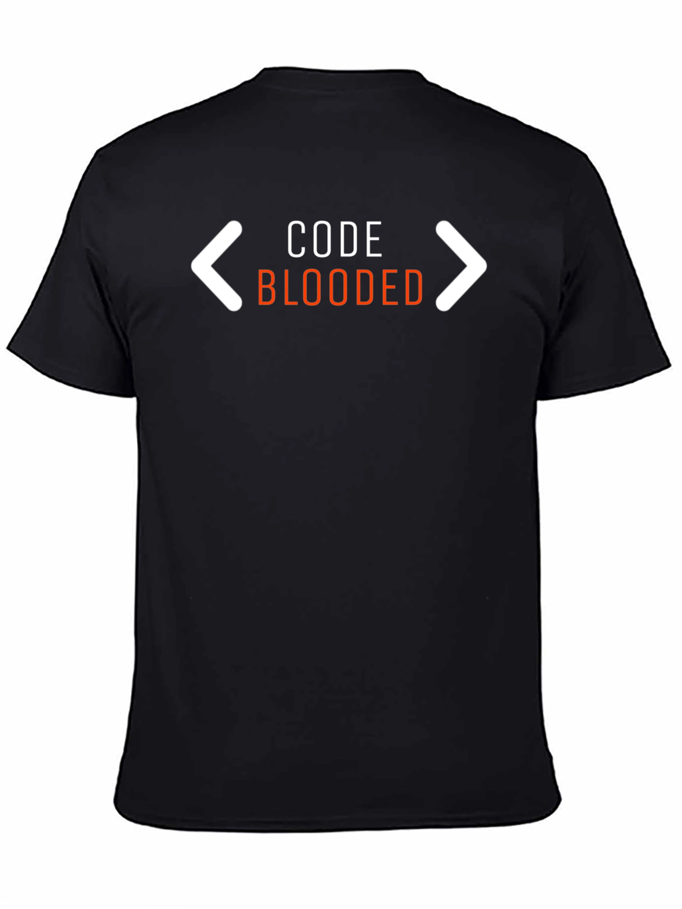Code Blooded Graphic Tee - Black Programmer T-Shirt