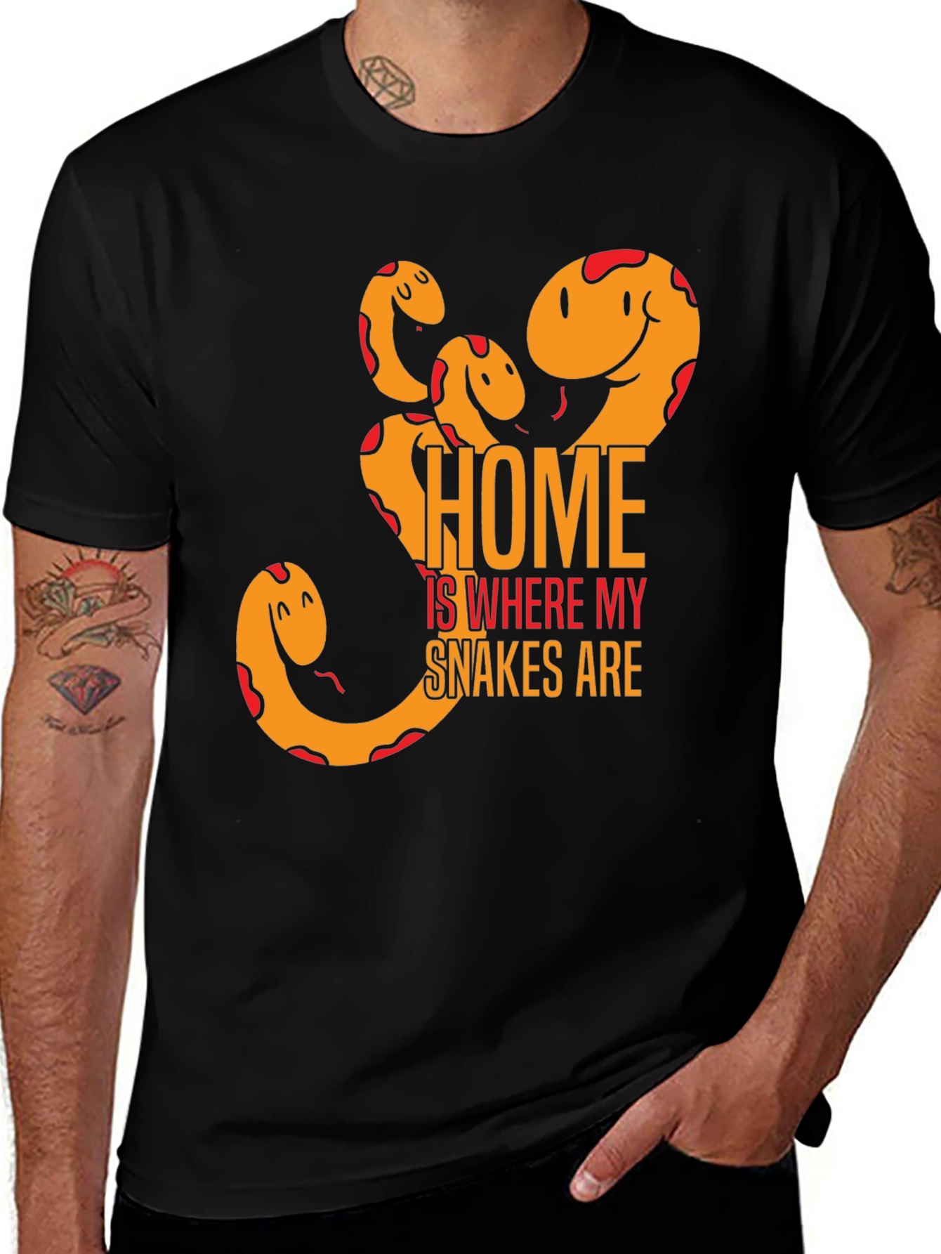 Home Is Where My Snakes Are T-Shirt