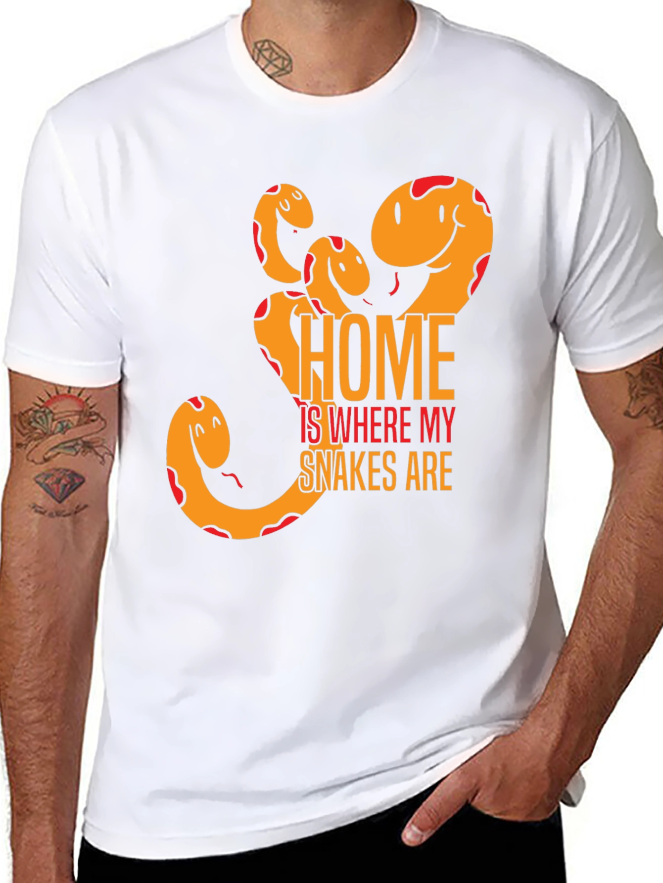 Home Is Where My Snakes Are T-Shirt