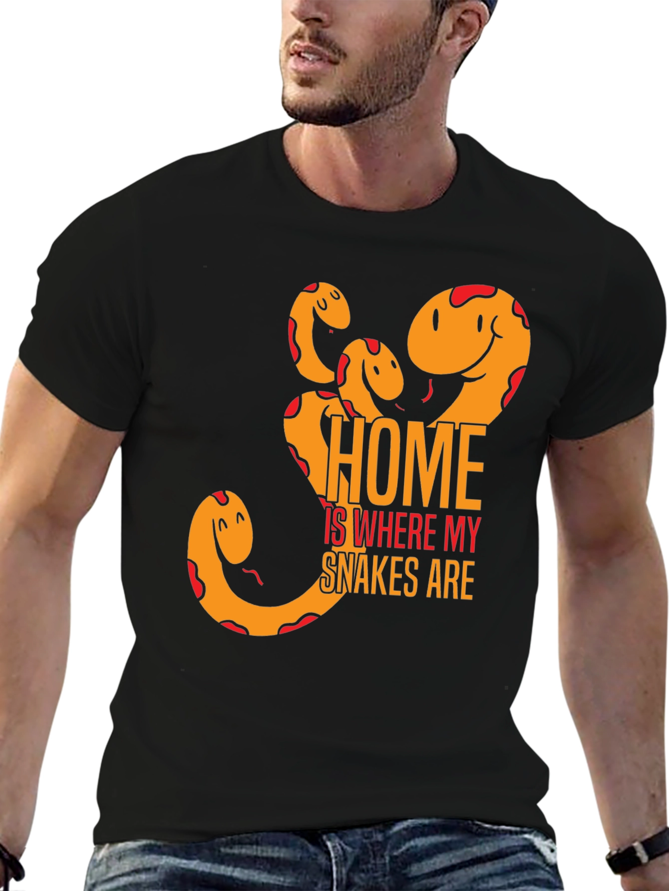 Home Is Where My Snakes Are T-Shirt