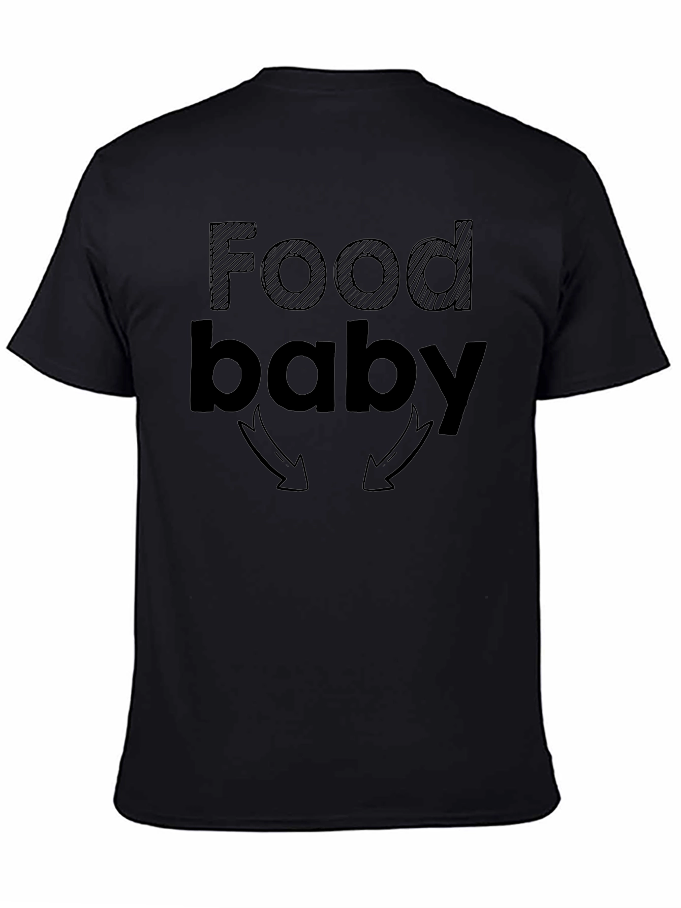 Food Baby T-Shirt - Funny Graphic Tee