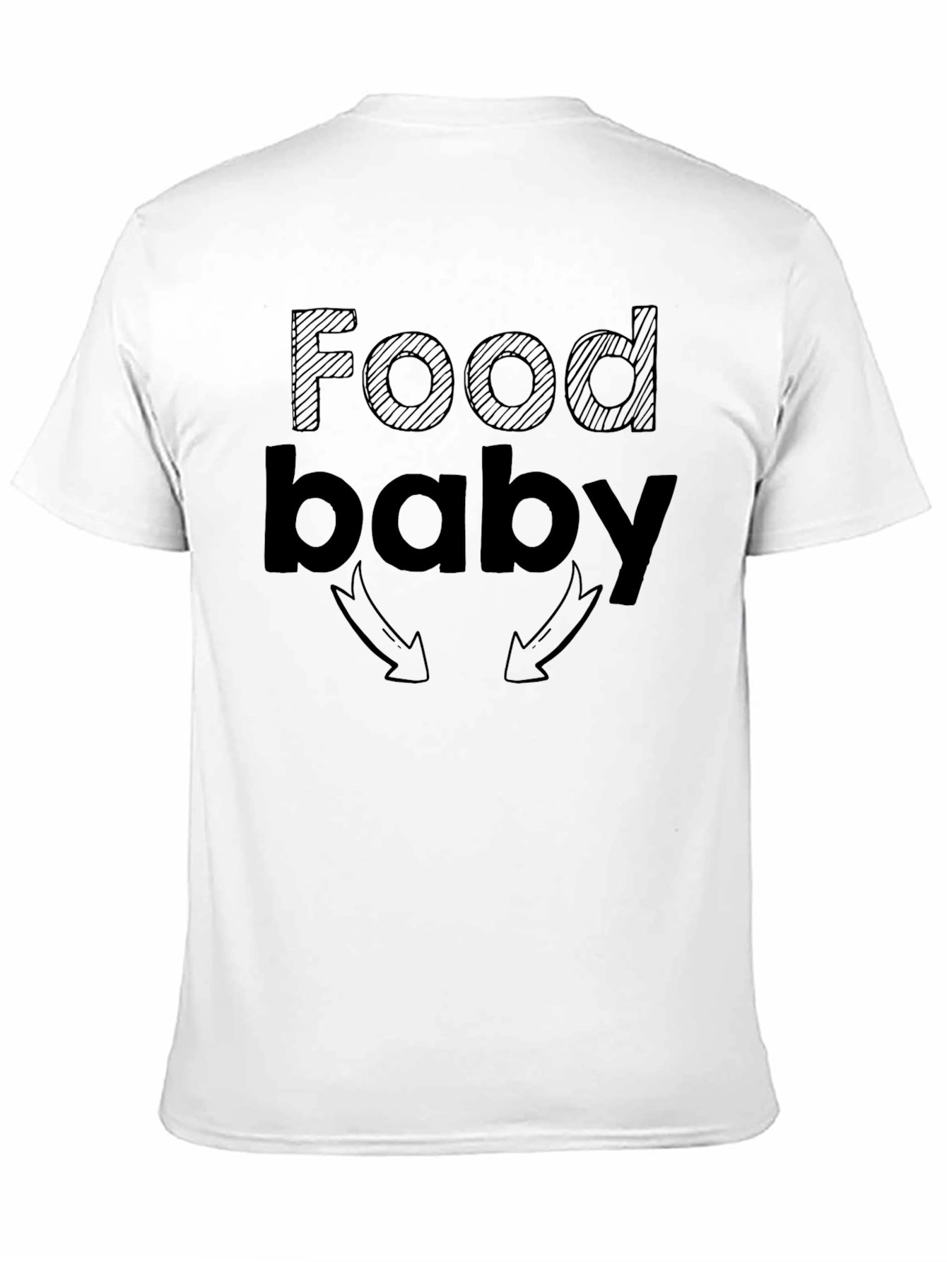 Food Baby T-Shirt - Funny Graphic Tee