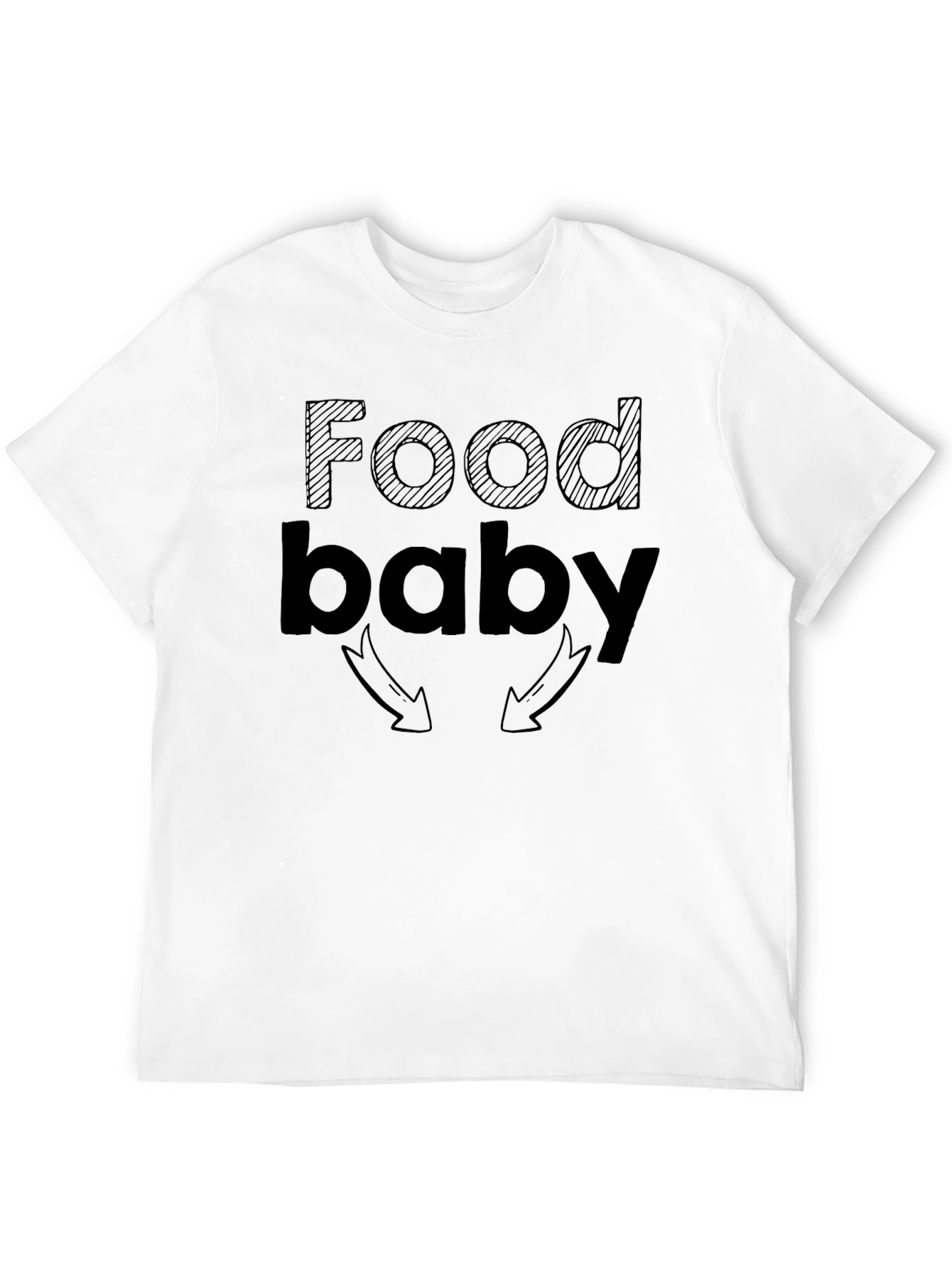 Food Baby T-Shirt - Funny Graphic Tee