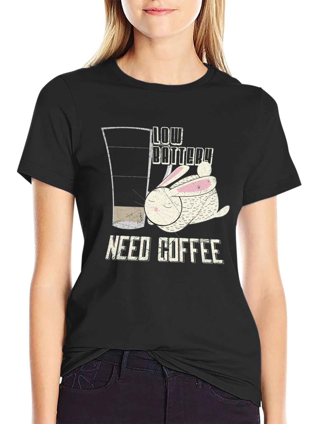 Low Battery Need Coffee T-Shirt