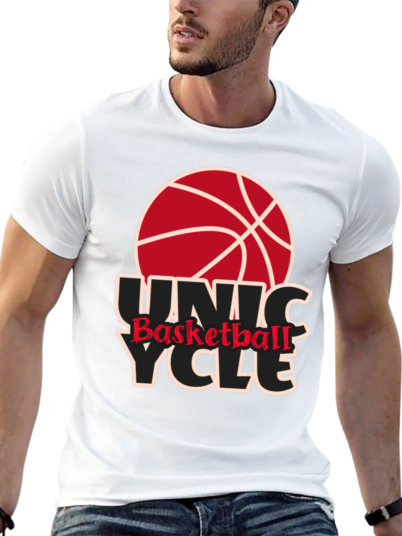Unicycle Basketball T-Shirt