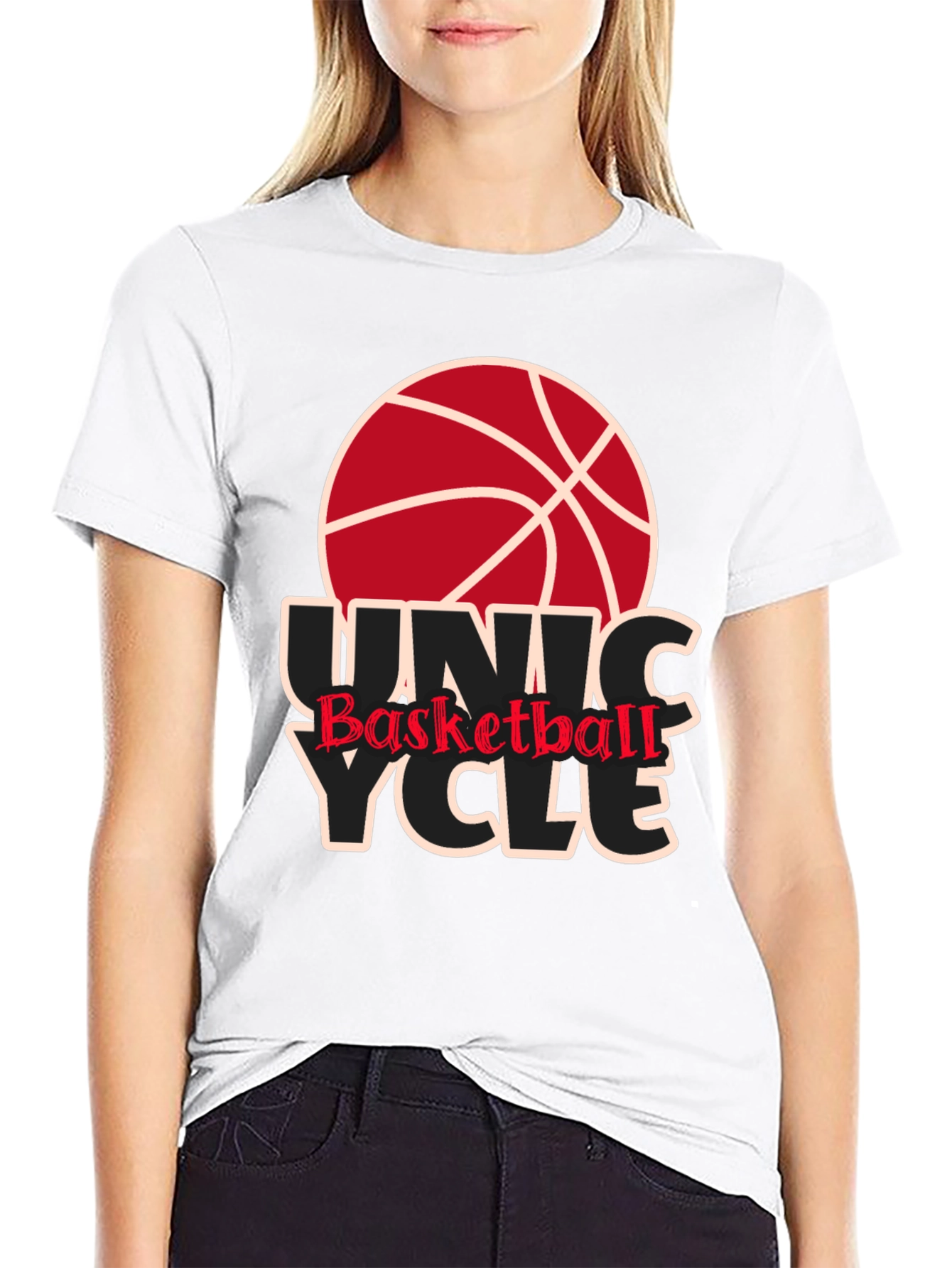 Unicycle Basketball T-Shirt